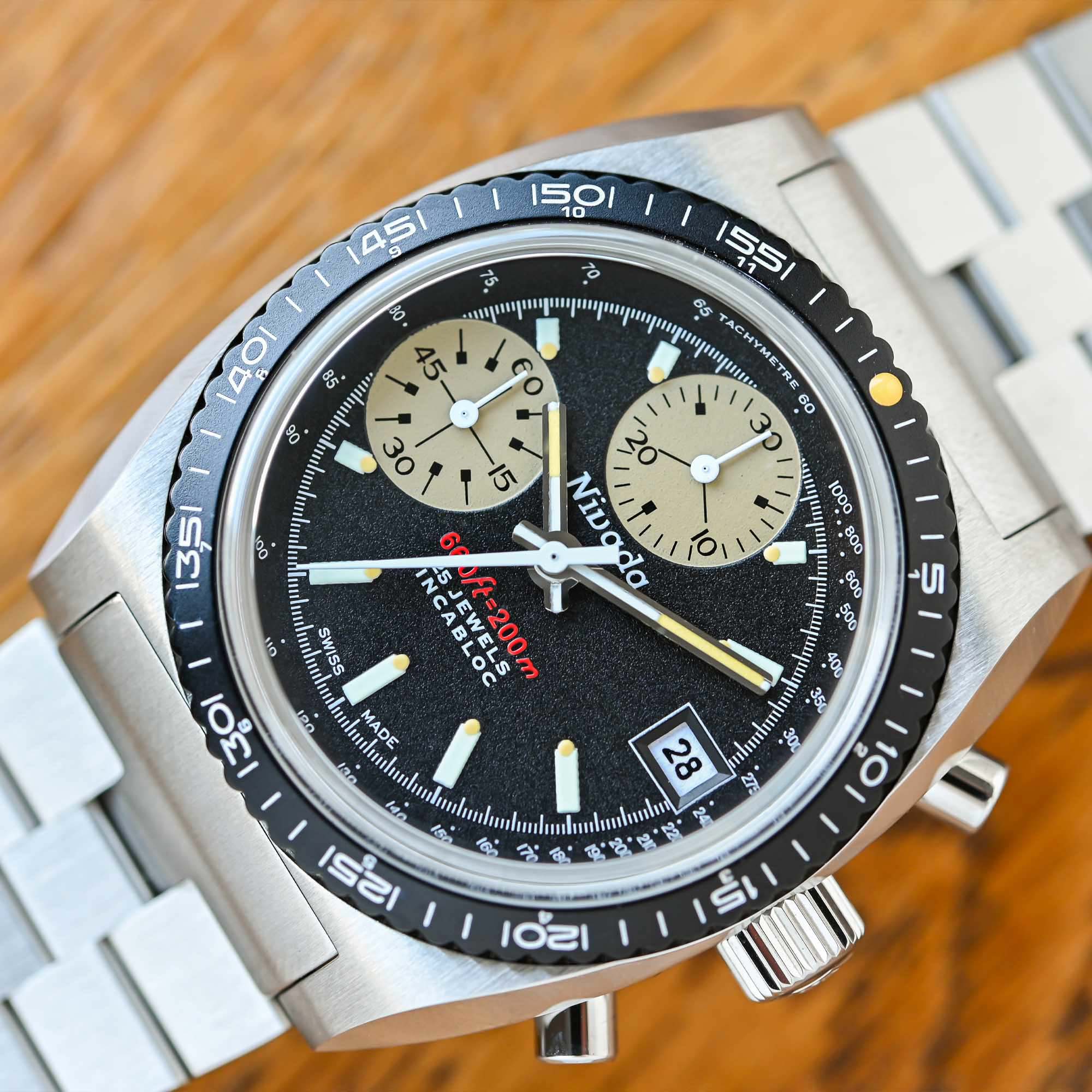 Nivada Grenchen Chronosport Rare 1970s Prototype based model hands-on-6 Nivada Grenchen Chronosport Rare 1970s Prototype based model hands-on-6