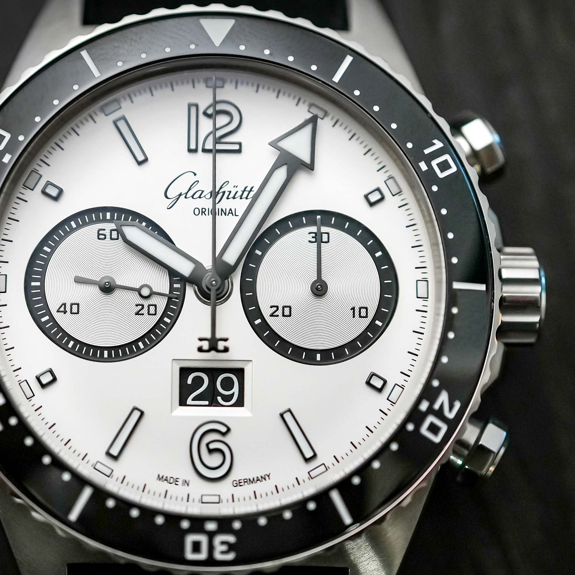 Glashutte Original SeaQ Chronograph Silver Screen - diving chronograph review - 1 Glashutte Original SeaQ Chronograph Silver Screen - diving chronograph review - 1
