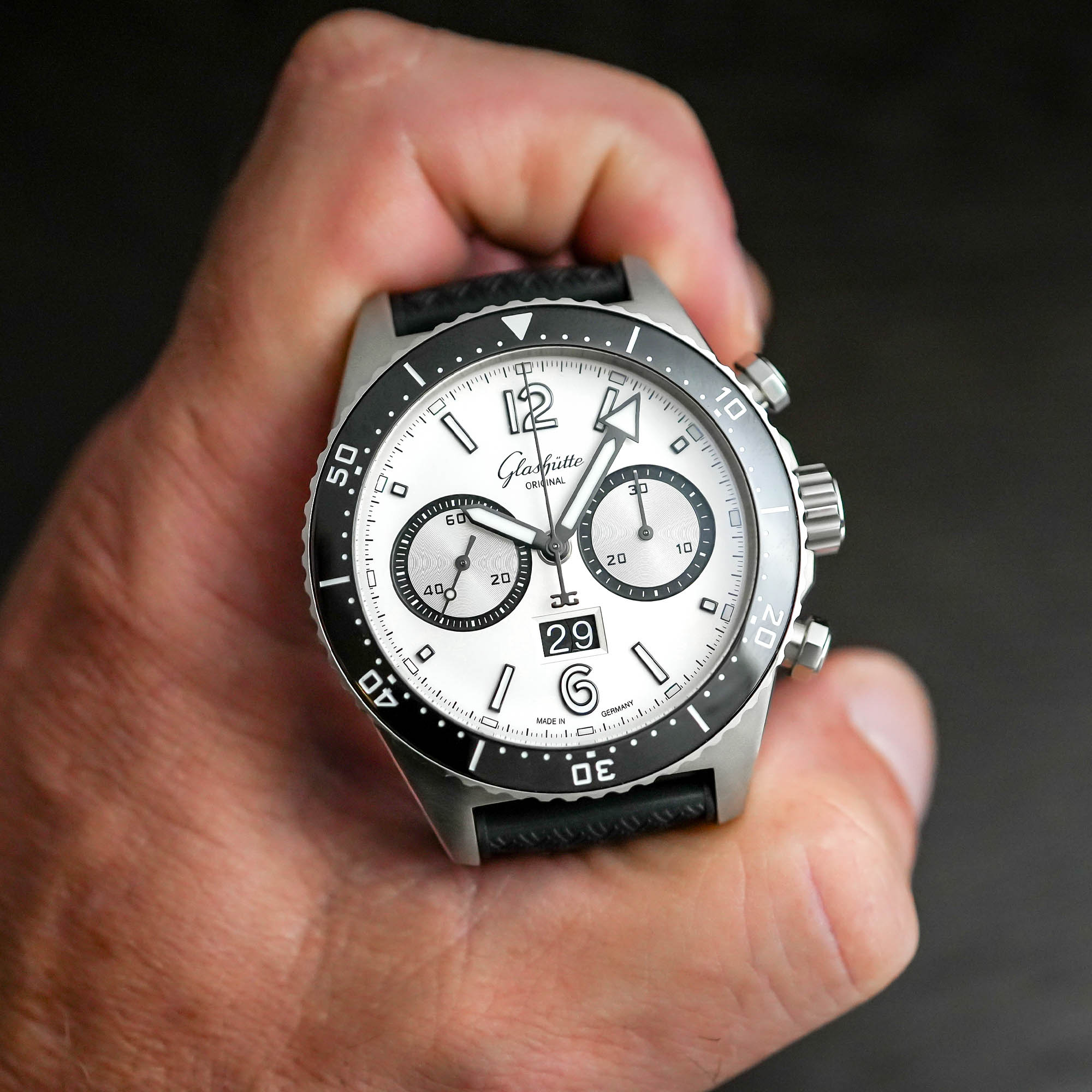 Glashutte Original SeaQ Chronograph Silver Screen - diving chronograph review - 6 Glashutte Original SeaQ Chronograph Silver Screen - diving chronograph review - 6