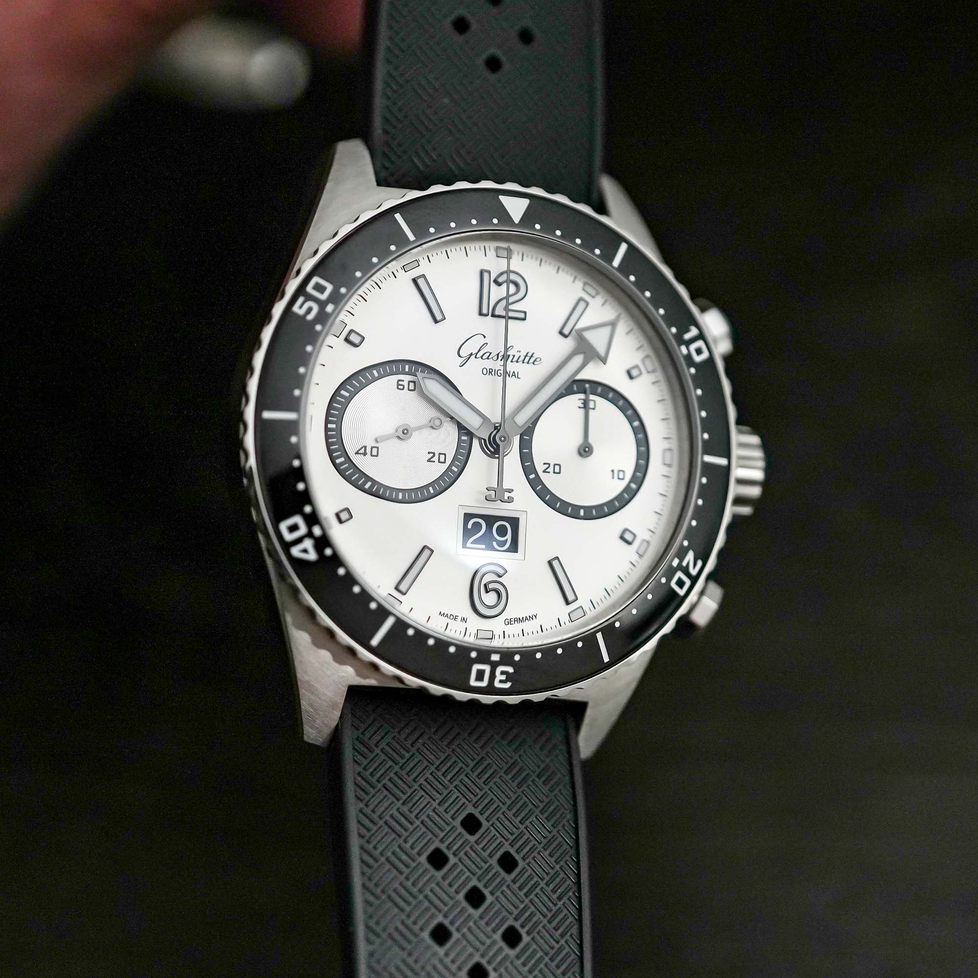 Glashutte Original SeaQ Chronograph Silver Screen - diving chronograph review - 8 Glashutte Original SeaQ Chronograph Silver Screen - diving chronograph review - 8
