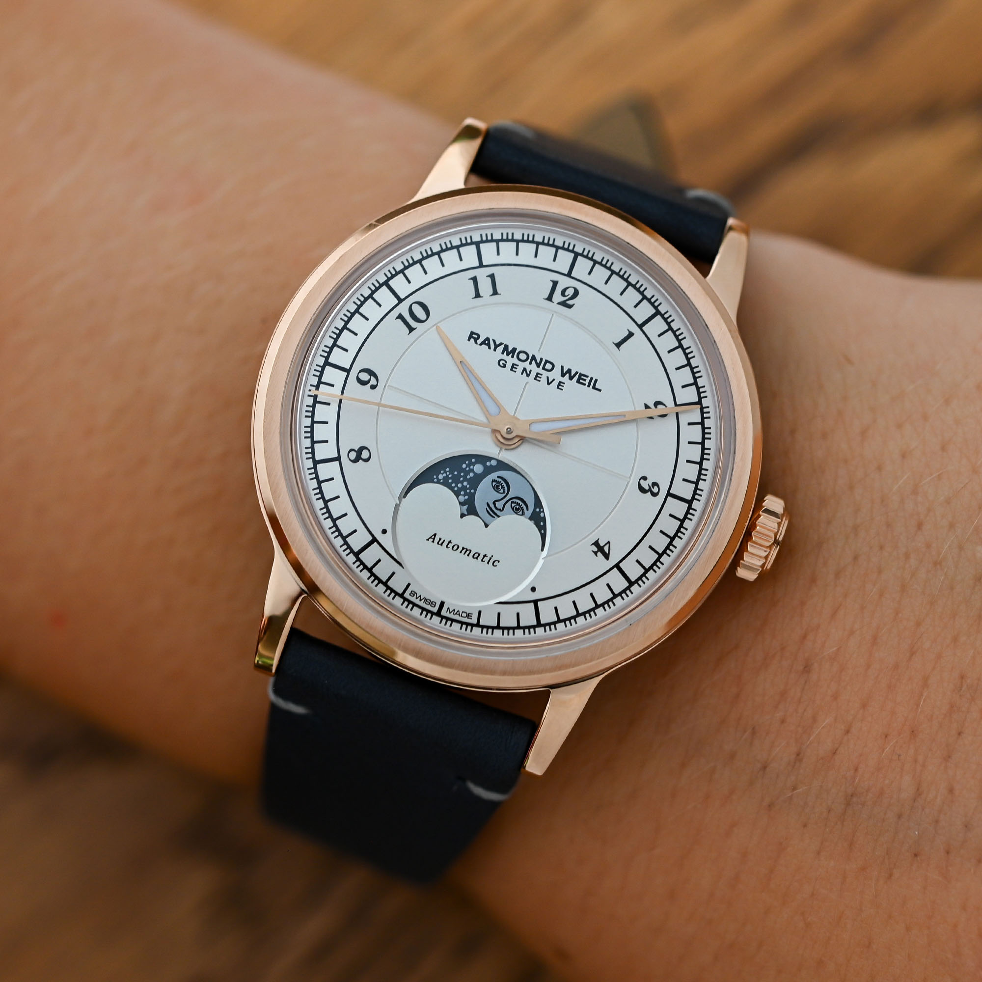 Raymond Weil Millesime 35mm collection central seconds and moonphase review - 1 Raymond Weil Millesime 35mm Moonphase