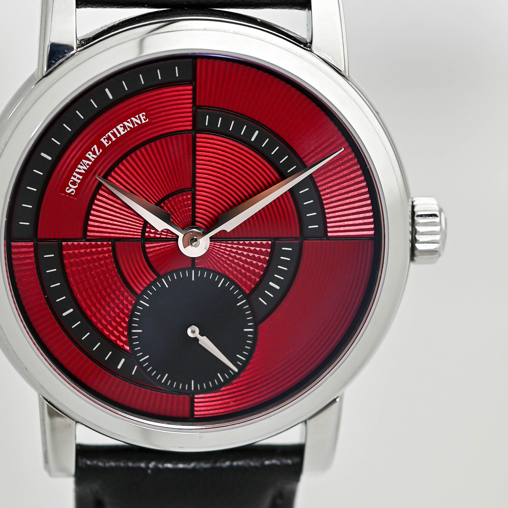Schwarz Etienne Geometry Cherry Edition Guilloche Dial - review - 3 Schwarz Etienne Geometry Cherry Edition Guilloche Dial - review - 3