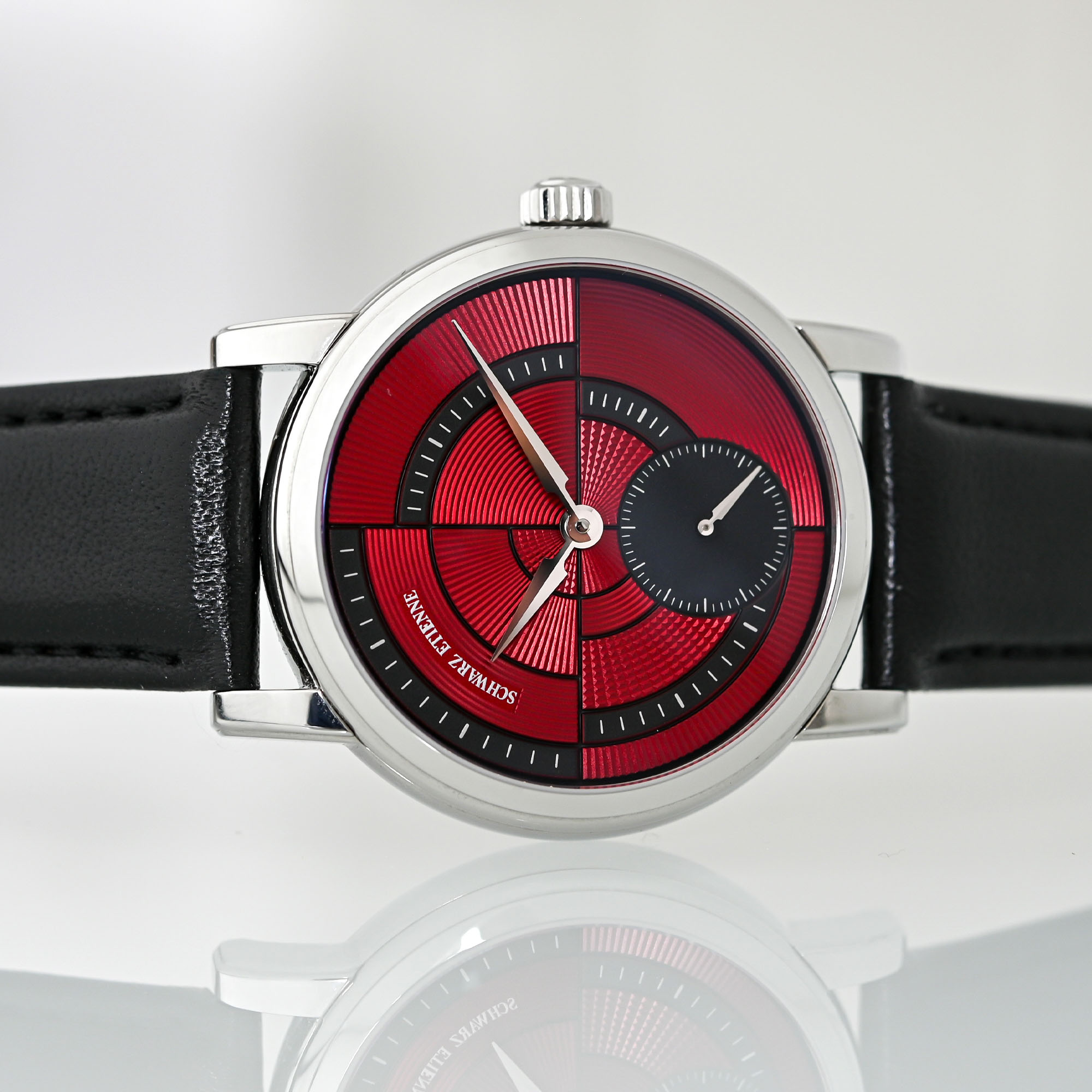 Schwarz Etienne Geometry Cherry Edition Guilloche Dial - review - 4 Schwarz Etienne Geometry Cherry Edition Guilloche Dial - review - 4