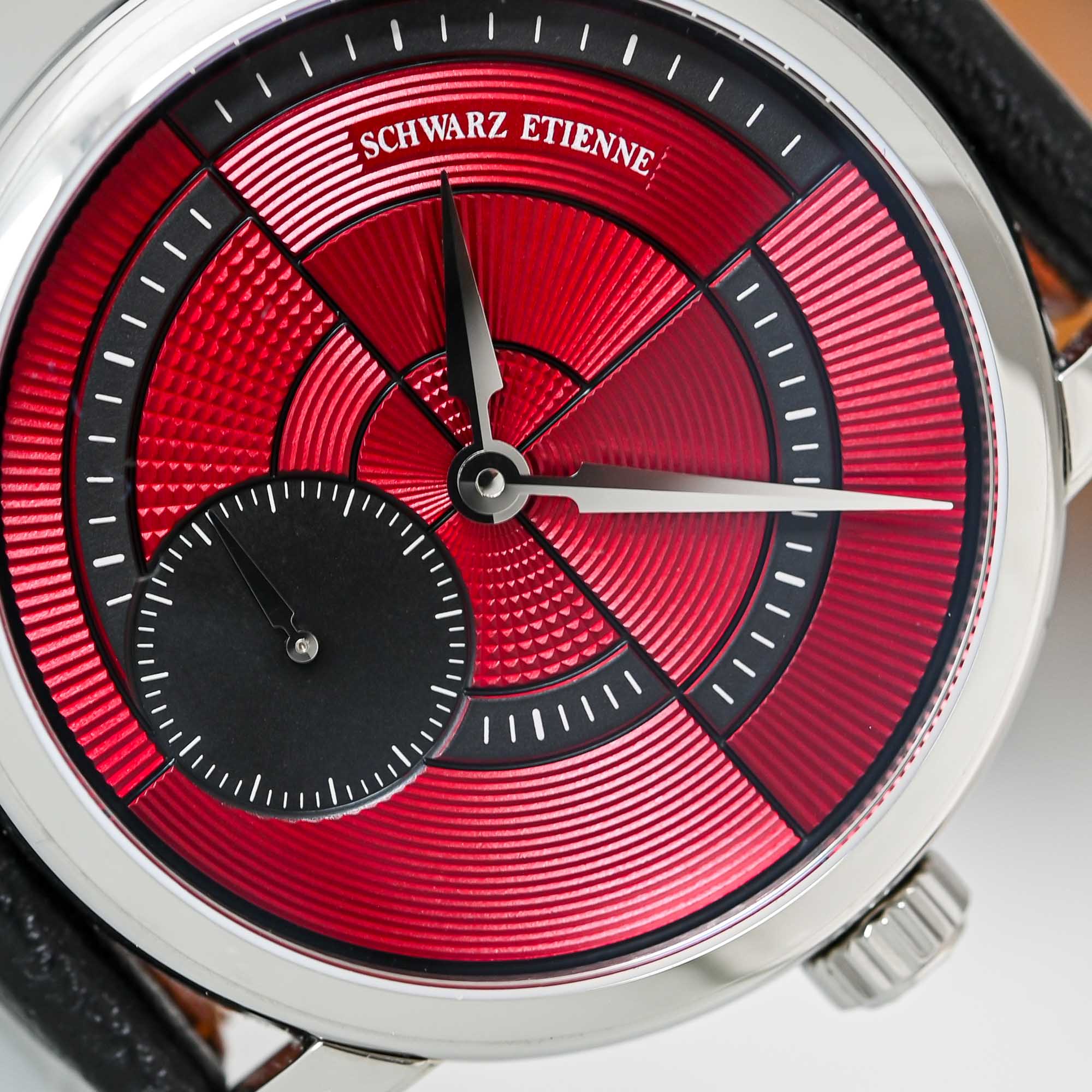 Schwarz Etienne Geometry Cherry Edition Guilloche Dial - review - 7 Schwarz Etienne Geometry Cherry Edition Guilloche Dial - review - 7