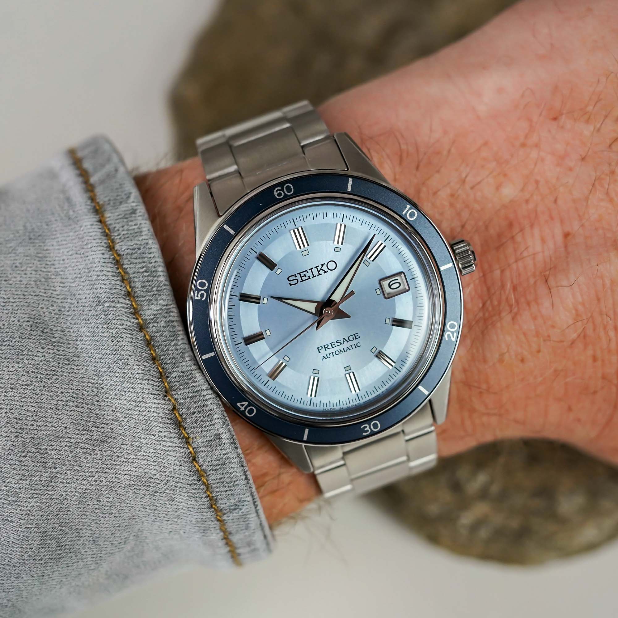 Seiko Presage Style 60s Europe Limited Edition Ice Blue SRPL19 - review - 8 Seiko Presage Style 60s Europe Limited Edition Ice Blue SRPL19 - review - 8