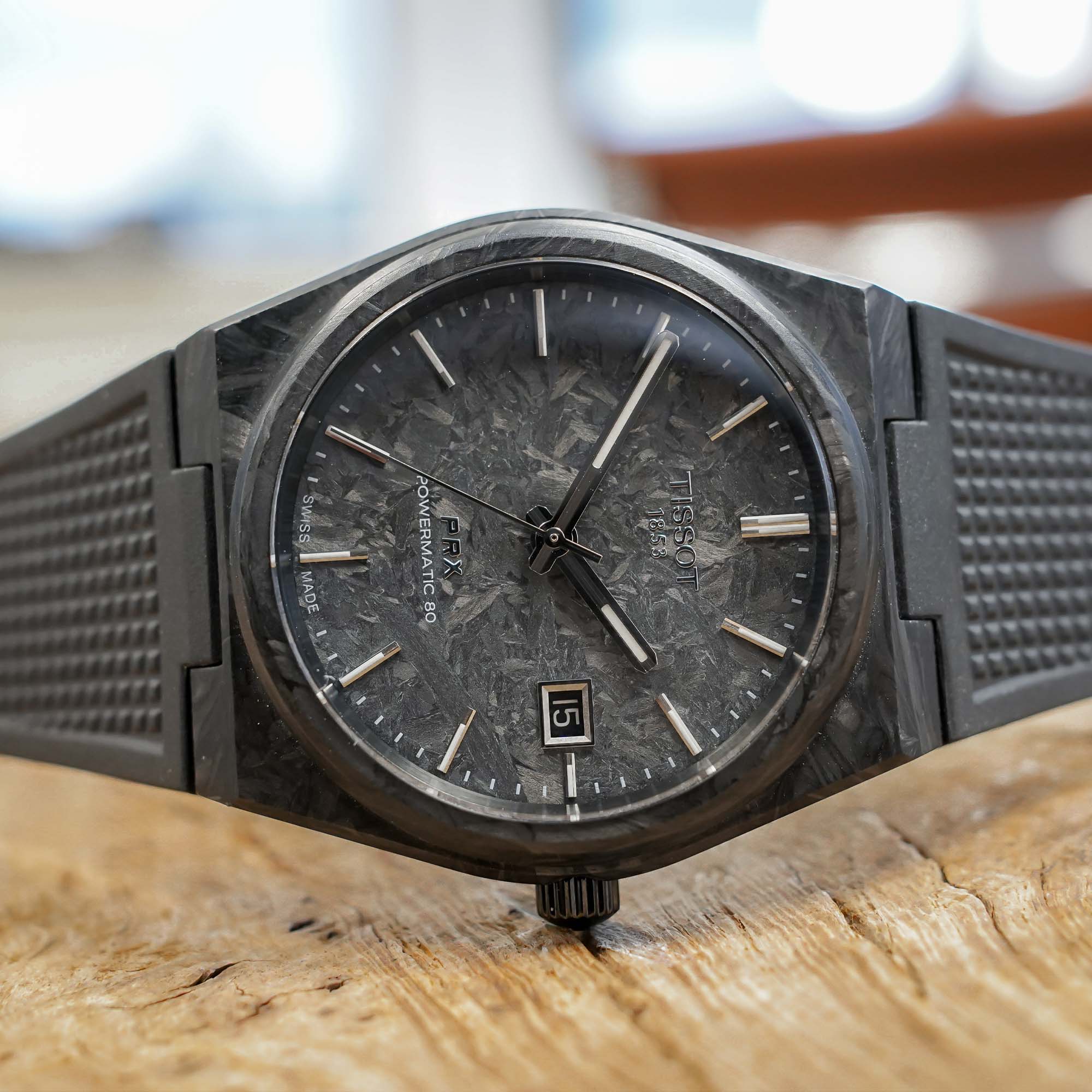 Tissot PRX Forged Carbon - Tissot PRX 40 Powermatic 80 Forged Carbon video review - 10 Tissot PRX Forged Carbon - Tissot PRX 40 Powermatic 80 Forged Carbon video review - 10