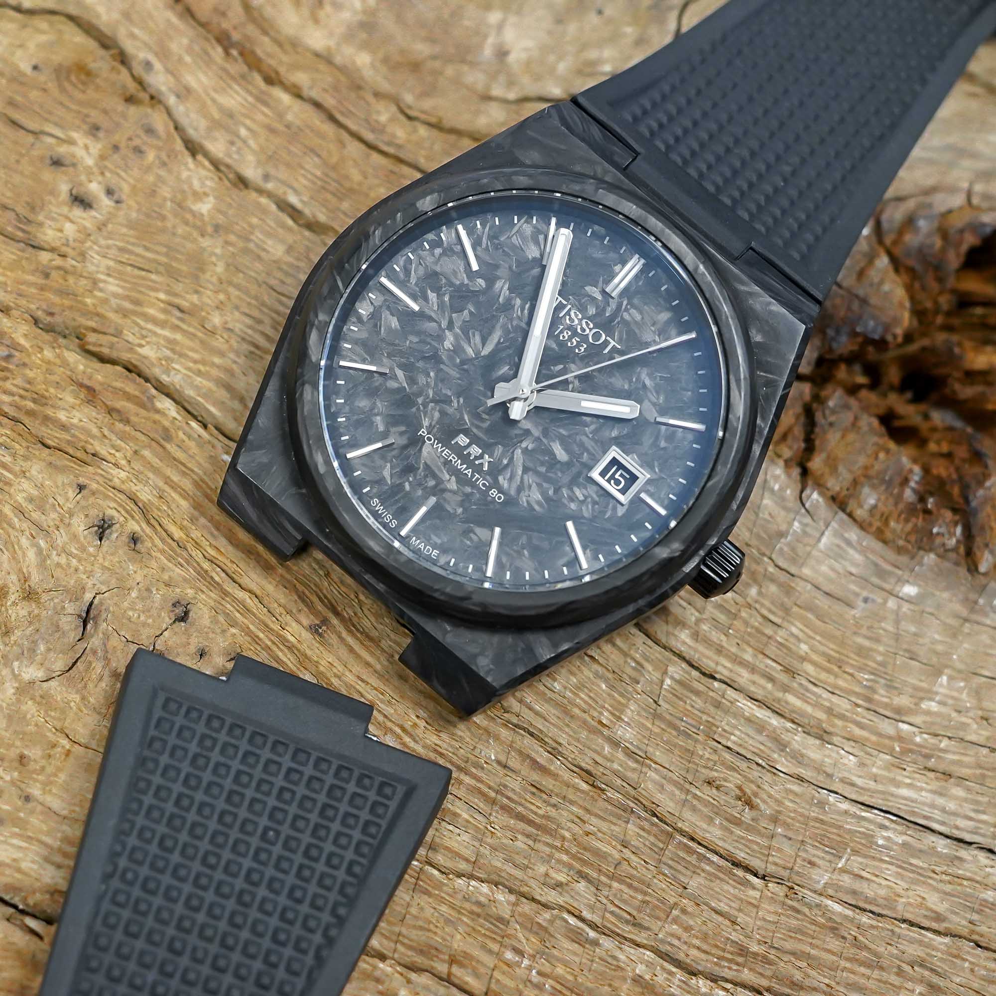 Tissot PRX Forged Carbon - Tissot PRX 40 Powermatic 80 Forged Carbon video review - 9 Tissot PRX Forged Carbon - Tissot PRX 40 Powermatic 80 Forged Carbon video review - 9