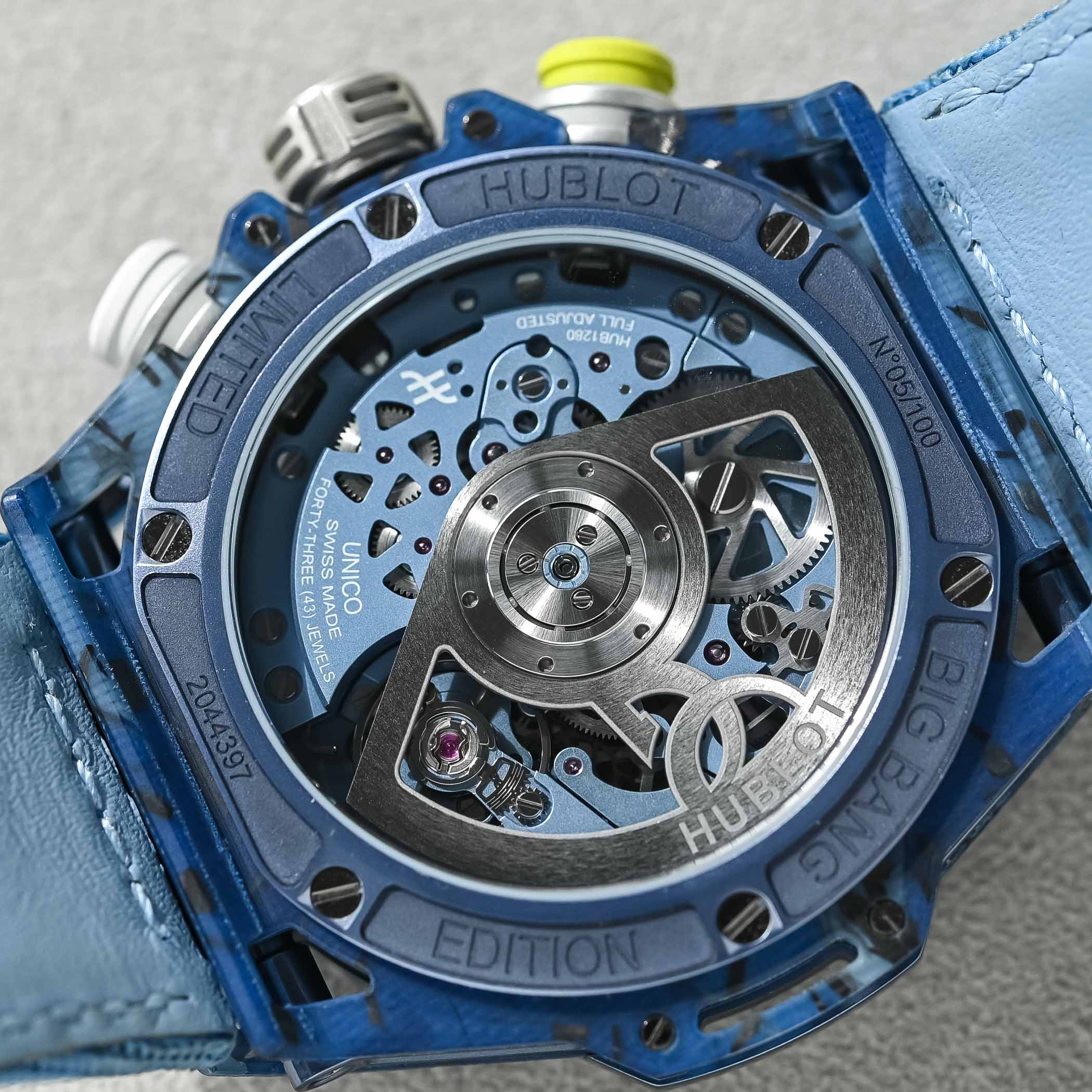 Hublot Big Bang Unico Novak Djokovic Limited edition made from recycled polos and racket - review - 10 Hublot Big Bang Unico Novak Djokovic Limited edition made from recycled polos and racket - review - 10