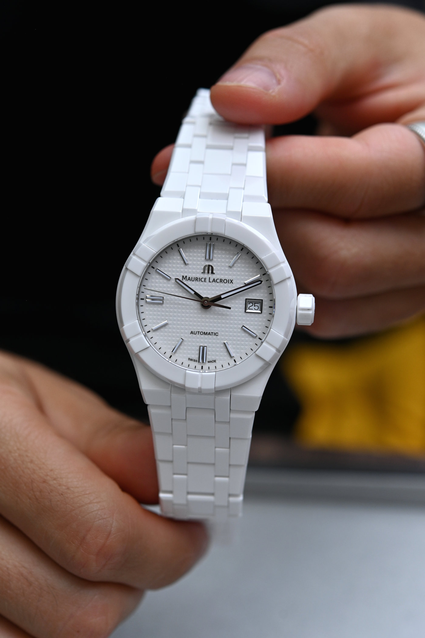 Maurice Lacroix Aikon Automatic Ceramic - 42mm matte black ceramic - 39mm gloss white ceramic - 5 Maurice Lacroix Aikon Automatic Ceramic - 42mm matte black ceramic - 39mm gloss white ceramic - 5