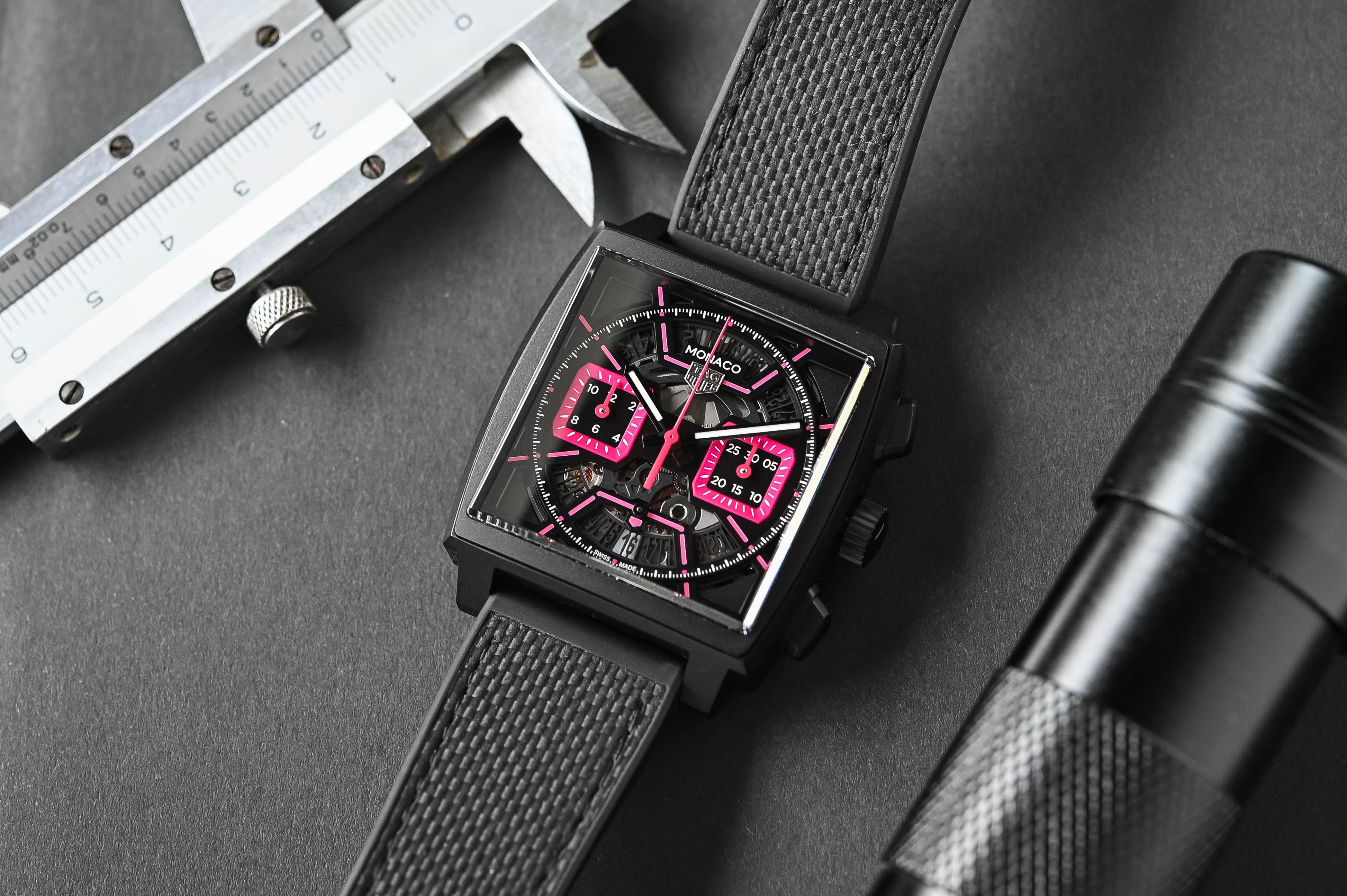 First Look – The Las Vegas-Inspired TAG Heuer Monaco Chronograph Skeleton