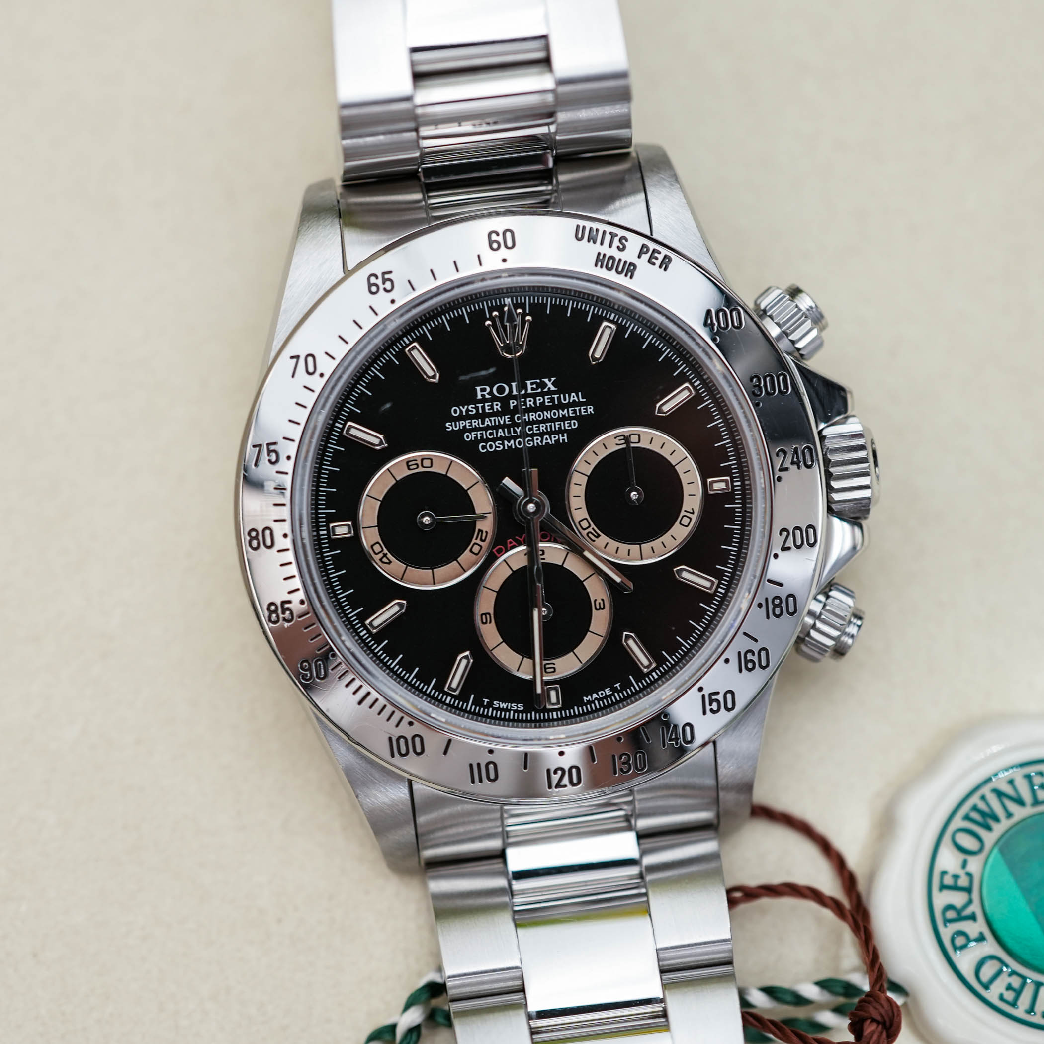 Rolex Daytona 16520 steel automatic zenith el primero movement - patrizzi dial - 1 Rolex Daytona 16520 steel automatic zenith el primero movement - patrizzi dial - 1