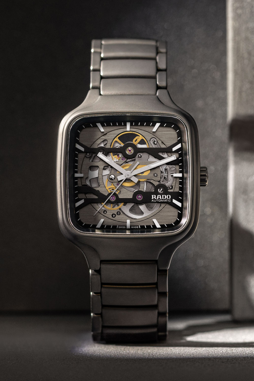 2025 Rado True Square Skeleton Matte plasma high-tech ceramic - 3 2025 Rado True Square Skeleton Matte plasma high-tech ceramic - 3