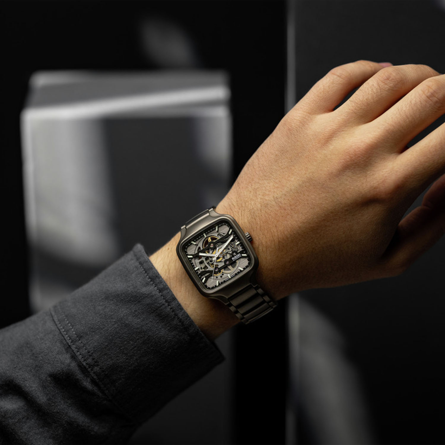 2025 Rado True Square Skeleton Matte plasma high-tech ceramic - 7 2025 Rado True Square Skeleton Matte plasma high-tech ceramic - 7