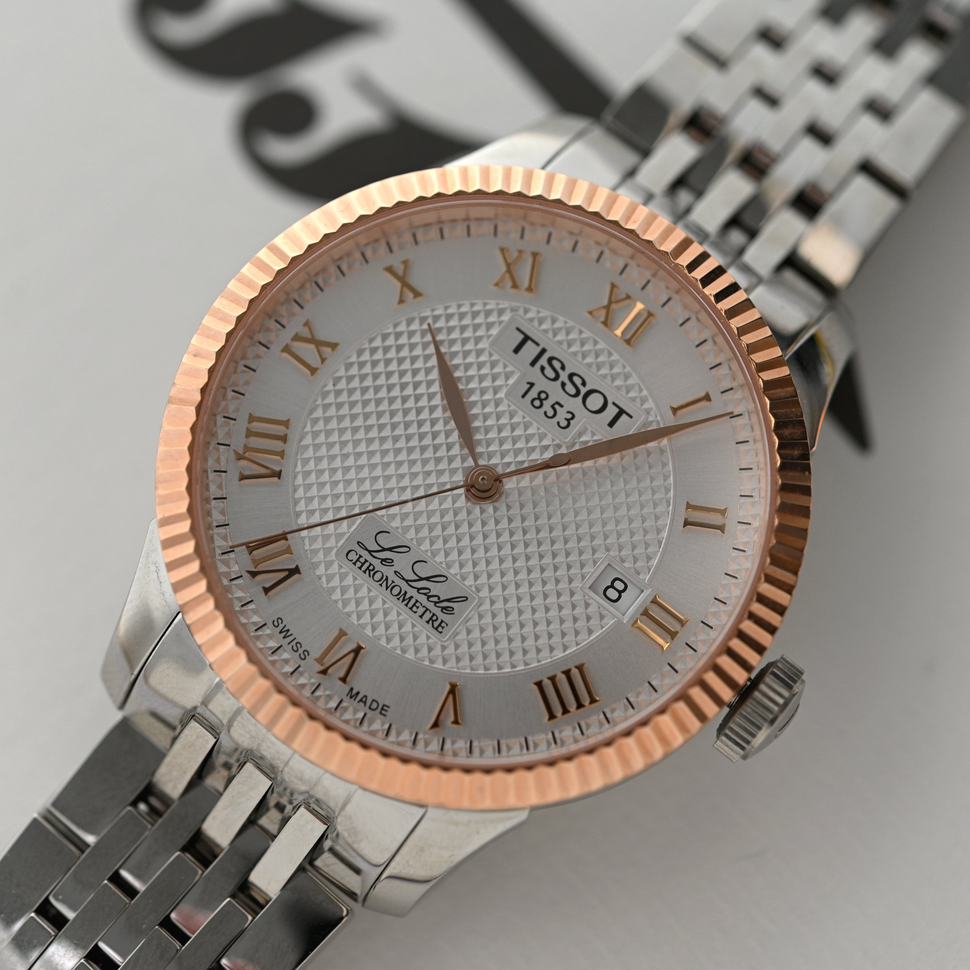 2025 Tissot Le Locle 39mm COSC Powermatic 80 18k Gold Bezel - 1 2025 Tissot Le Locle 39mm COSC Powermatic 80 18k Gold Bezel - 1