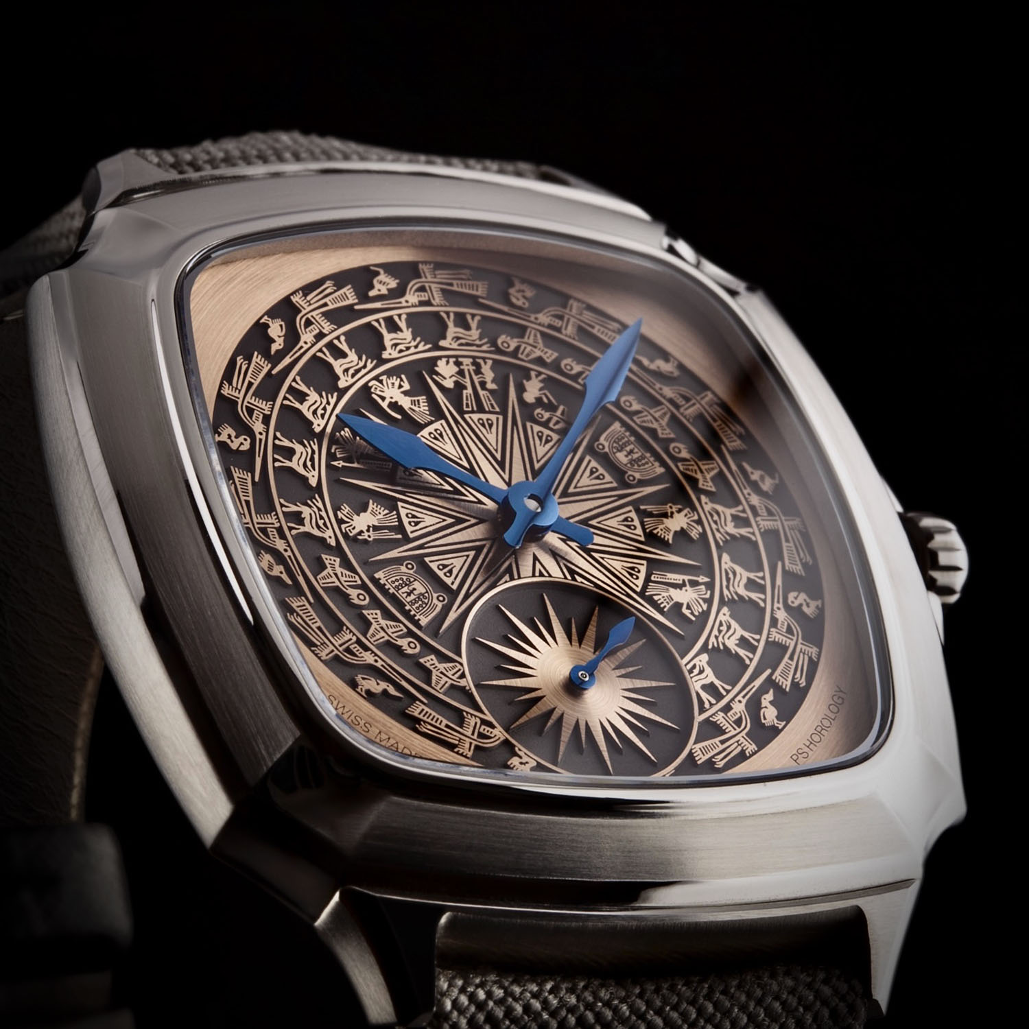 PS Horology Tsuba Dong Son Vietnam Engraved - New watch Project Peter Speake - 2 PS Horology Tsuba Dong Son Vietnam Engraved - New watch Project Peter Speake - 2