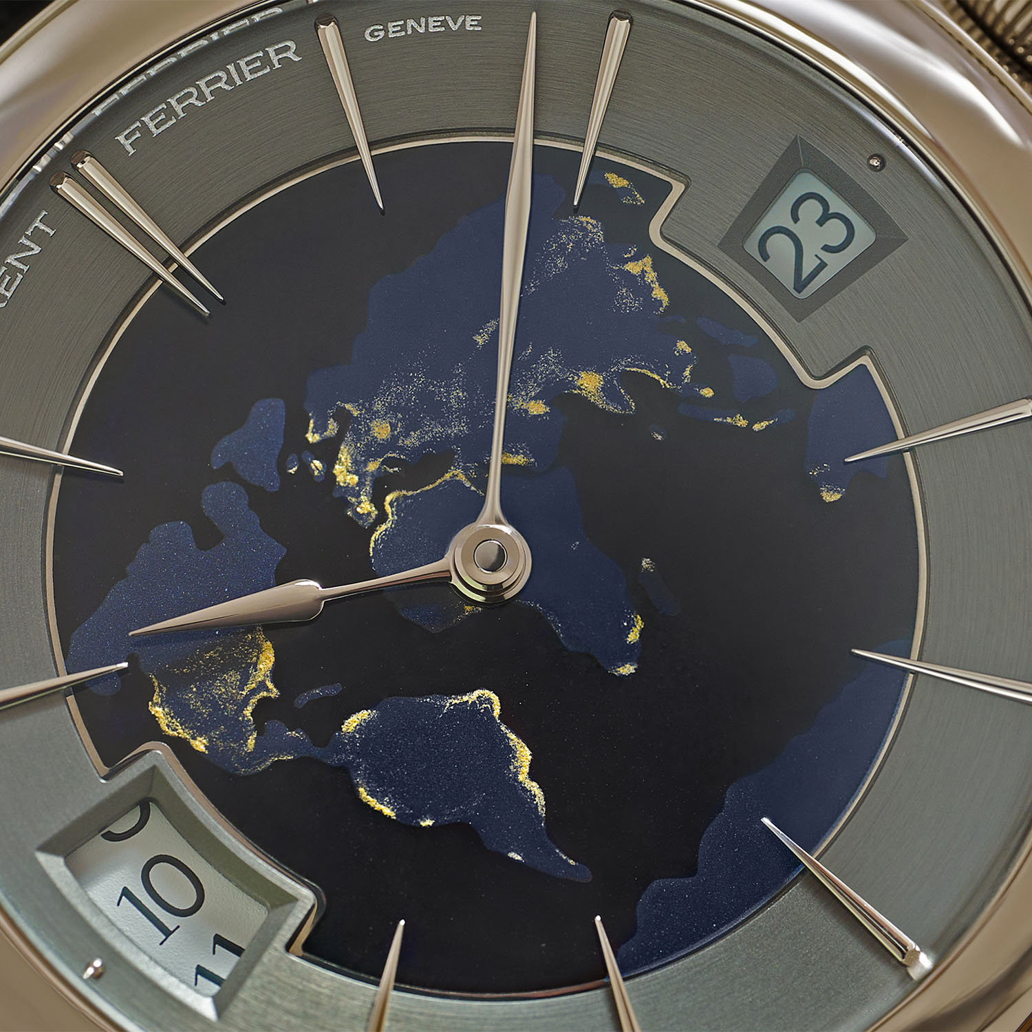 2025 Laurent Ferrier Classic Traveller Globe Night Blue - 3 2025 Laurent Ferrier Classic Traveller Globe Night Blue - 3