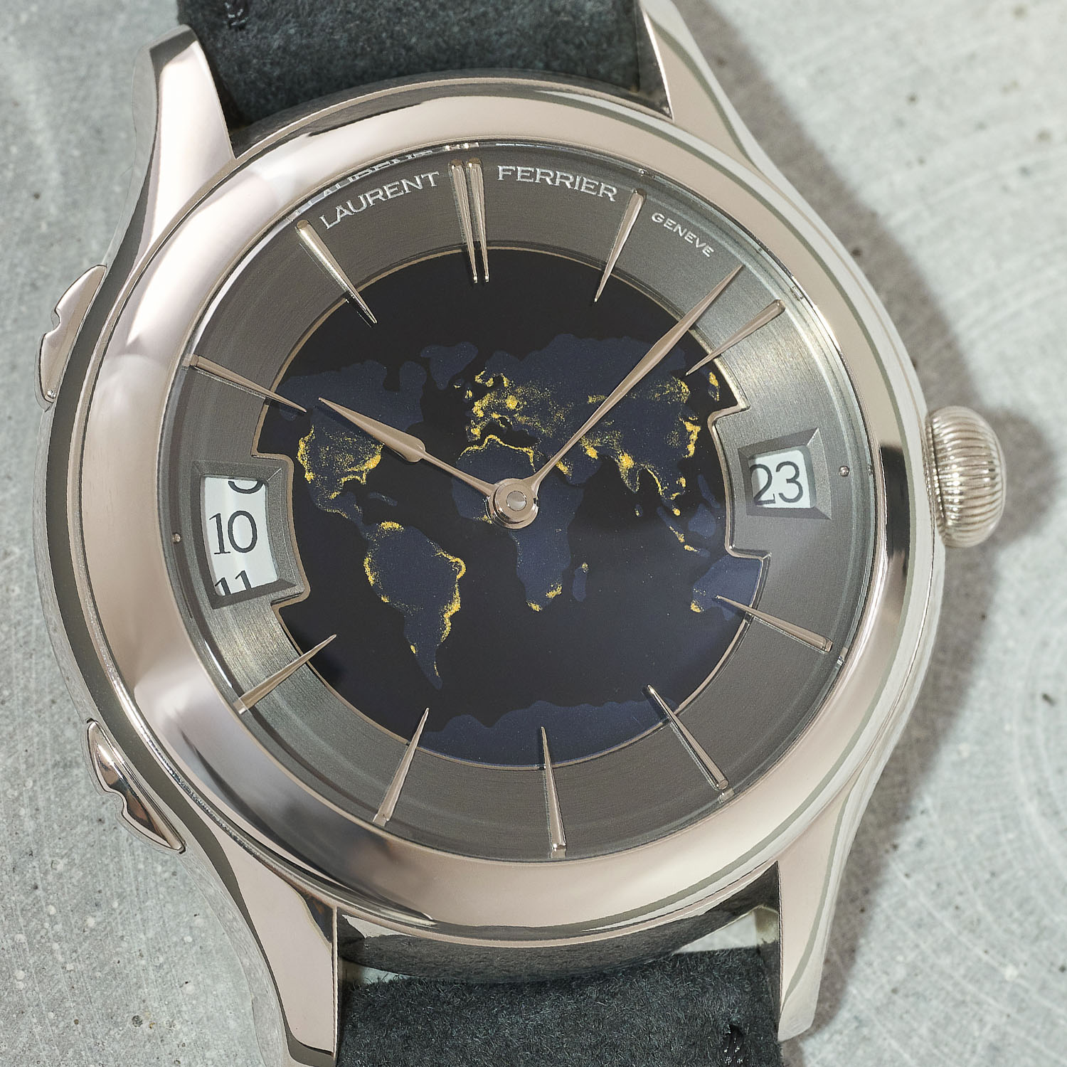 2025 Laurent Ferrier Classic Traveller Globe Night Blue - 5 2025 Laurent Ferrier Classic Traveller Globe Night Blue - 5