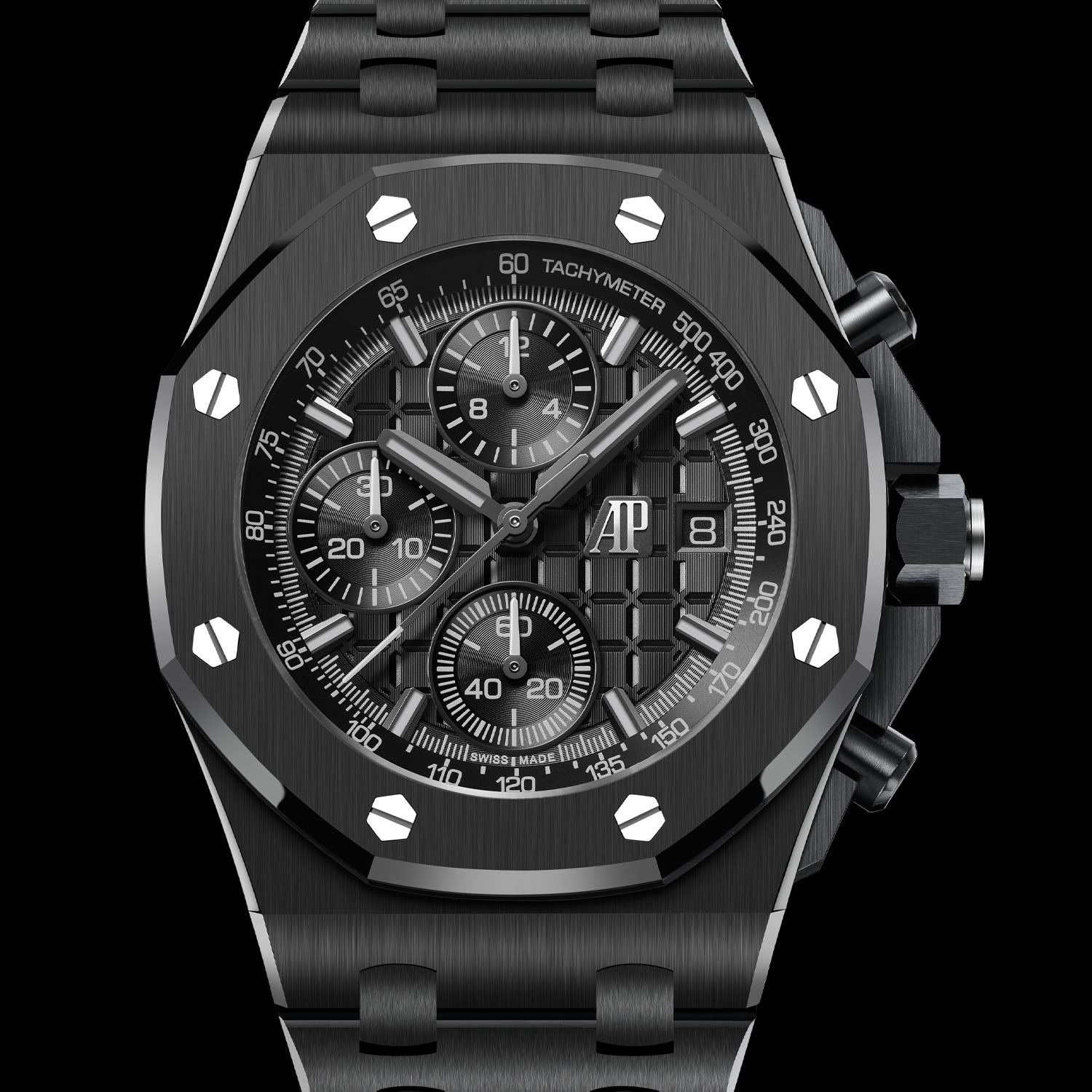 Audemars Piguet Royal Oak Offshore Selfwinding Chronograph 42mm Full Black Ceramic 26238CE.OO.1300CE.02 - review - 4 Audemars Piguet Royal Oak Offshore Selfwinding Chronograph 42mm Full Black Ceramic 26238CE.OO.1300CE.02 - review - 4