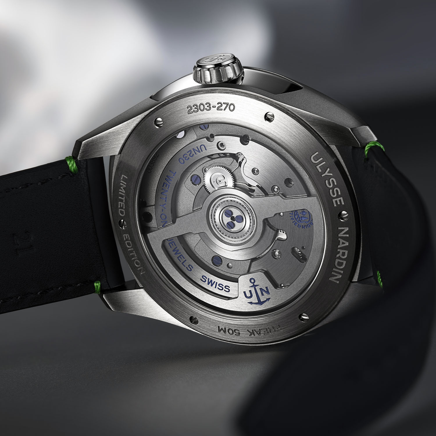 Bucherer Exclusive-Ulysse Nardin Freak X Enamel-Green-2 Bucherer Exclusive-Ulysse Nardin Freak X Enamel-Green-2