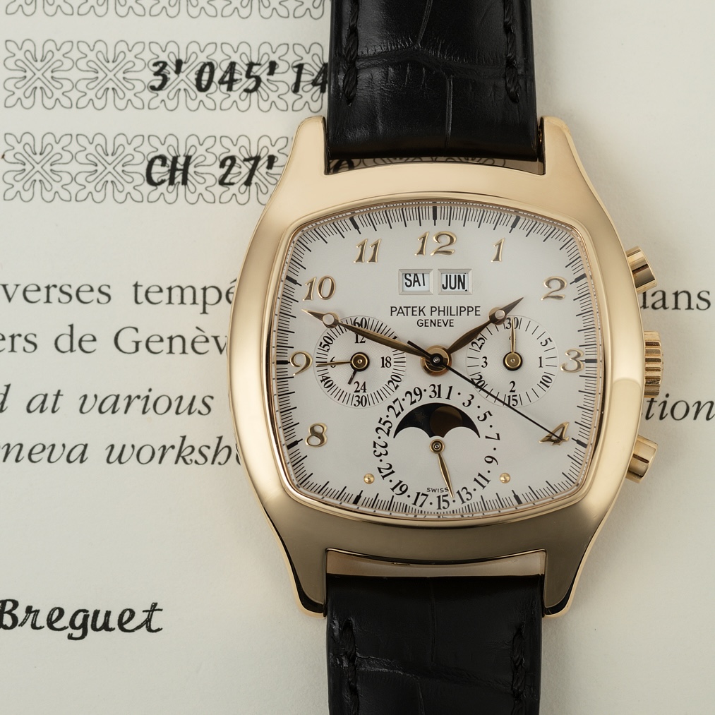History Patek Philippe Perpetual Calendar Chronograph 5020 TV Shape - 2 History Patek Philippe Perpetual Calendar Chronograph 5020 TV Shape - 2