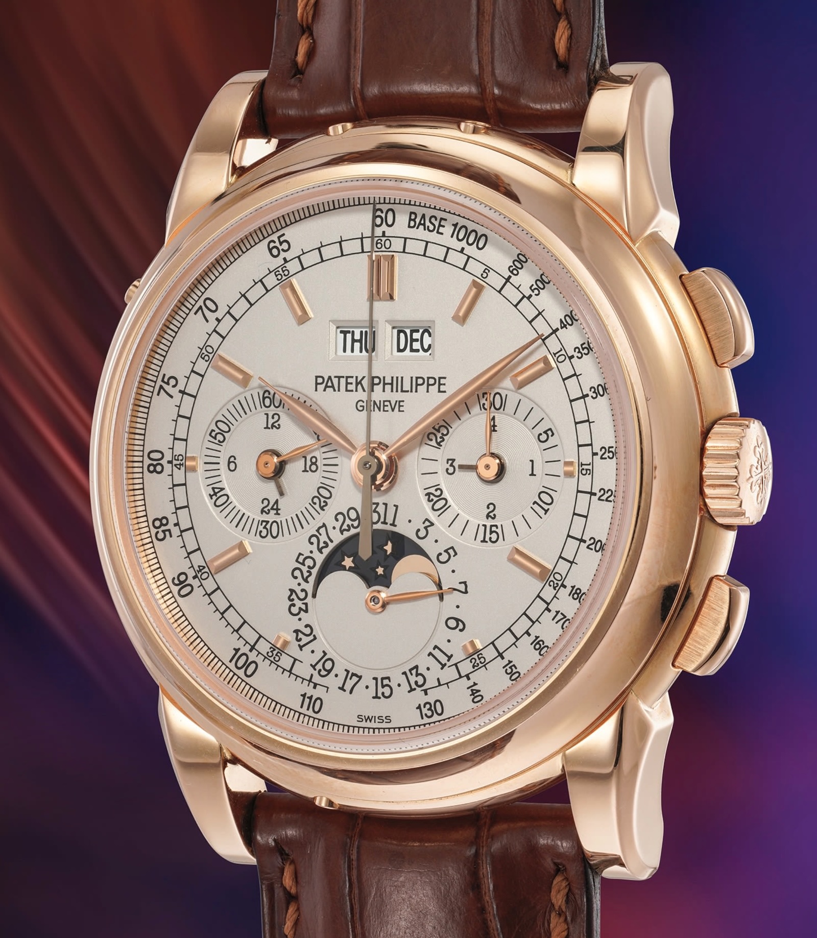 Screenshot A rose gold Patek 5970R - image by Phillips