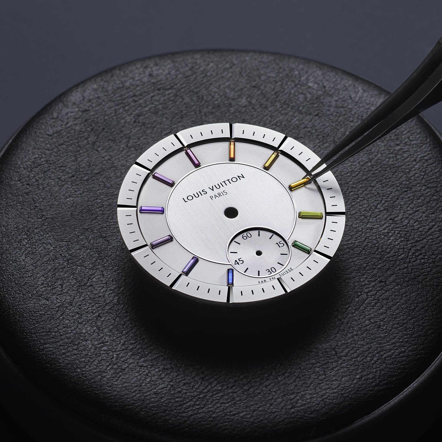 Louis Vuitton Tambour High End Yellow Gold Onyx and Platinum Rainbow - 9 Louis Vuitton Tambour High End Yellow Gold Onyx and Platinum Rainbow - 9