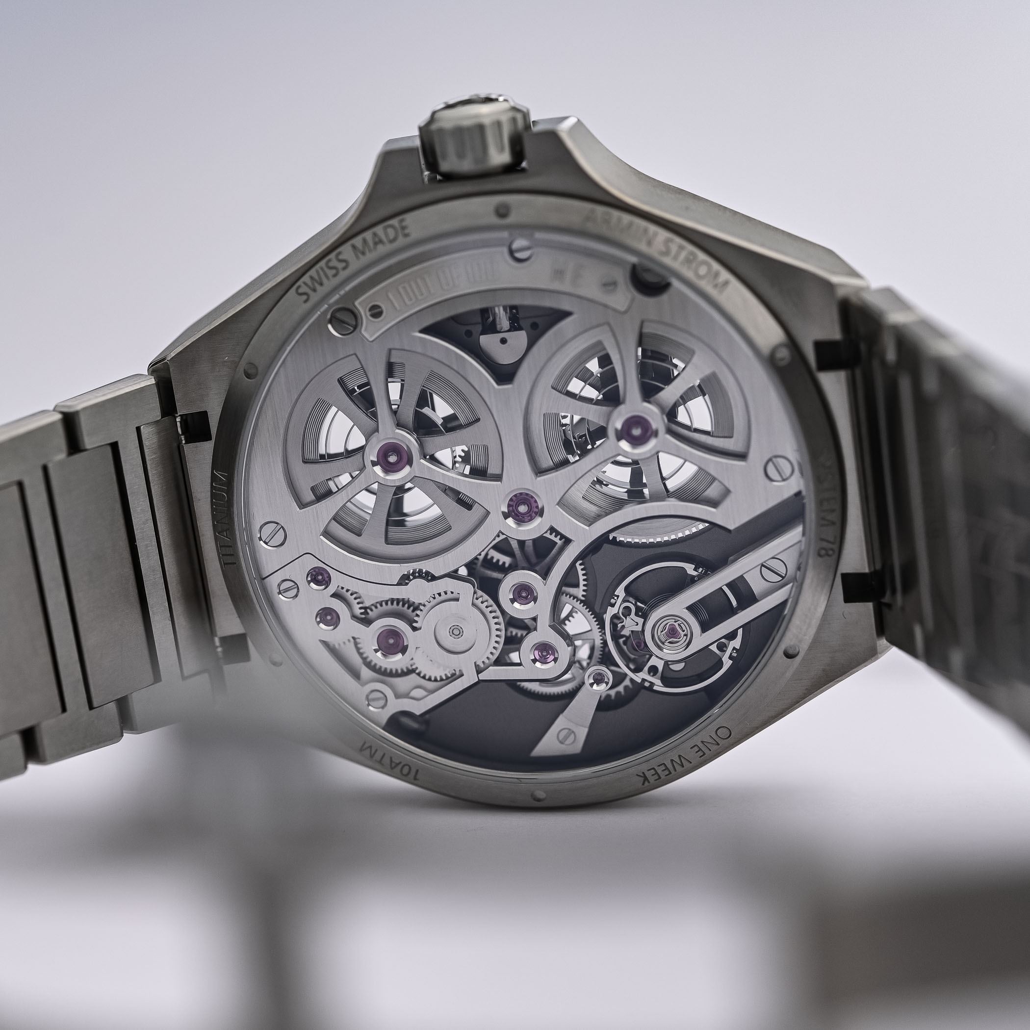 Armin Strom One Week Skeleton Titanium video review - 5 Armin Strom One Week Skeleton Titanium video review - 5