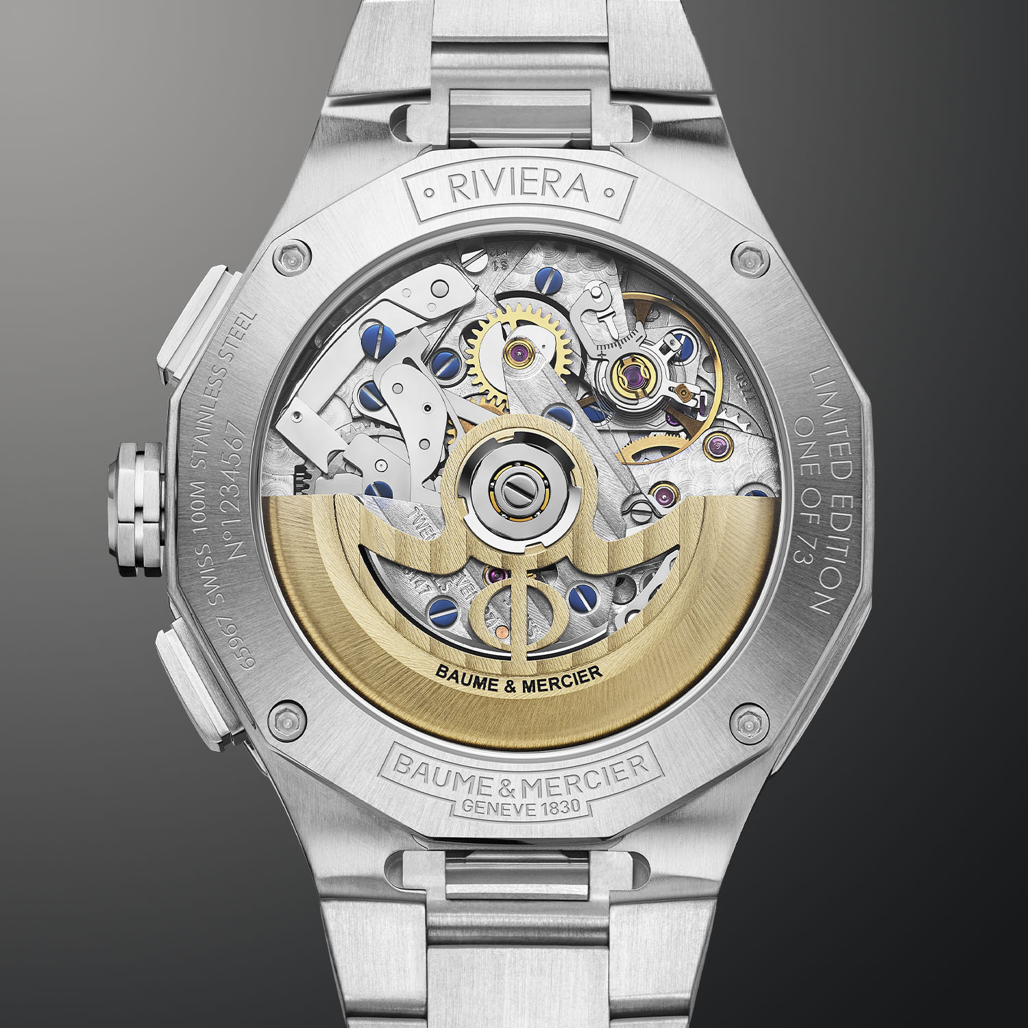 Baume et Mercier Riviera Chronograph Flyback 41mm Salmon - 3 Baume et Mercier Riviera Chronograph Flyback 41mm Salmon - 3