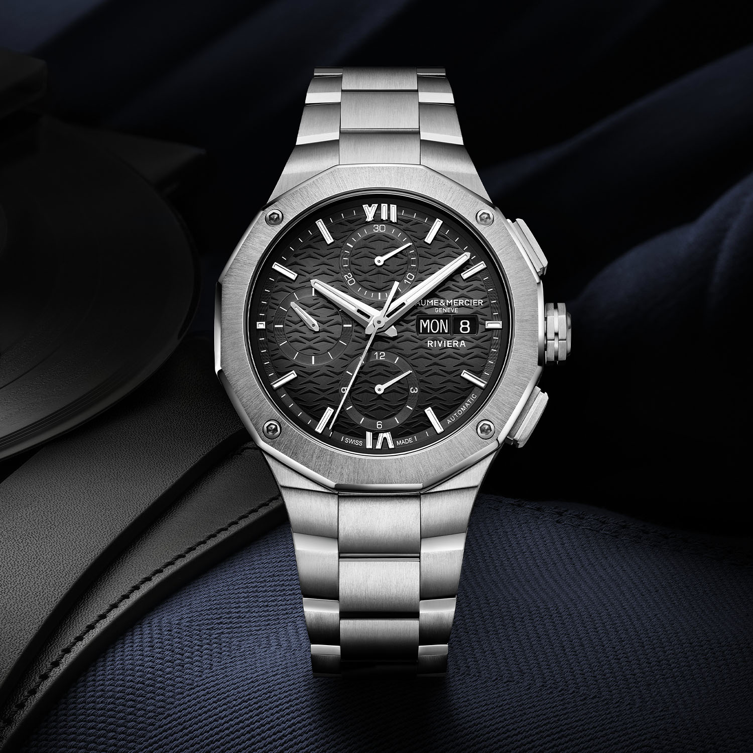 Baume et Mercier Riviera Chronograph Flyback 41mm day-date autimatic - 2 Baume et Mercier Riviera Chronograph Flyback 41mm day-date autimatic - 2