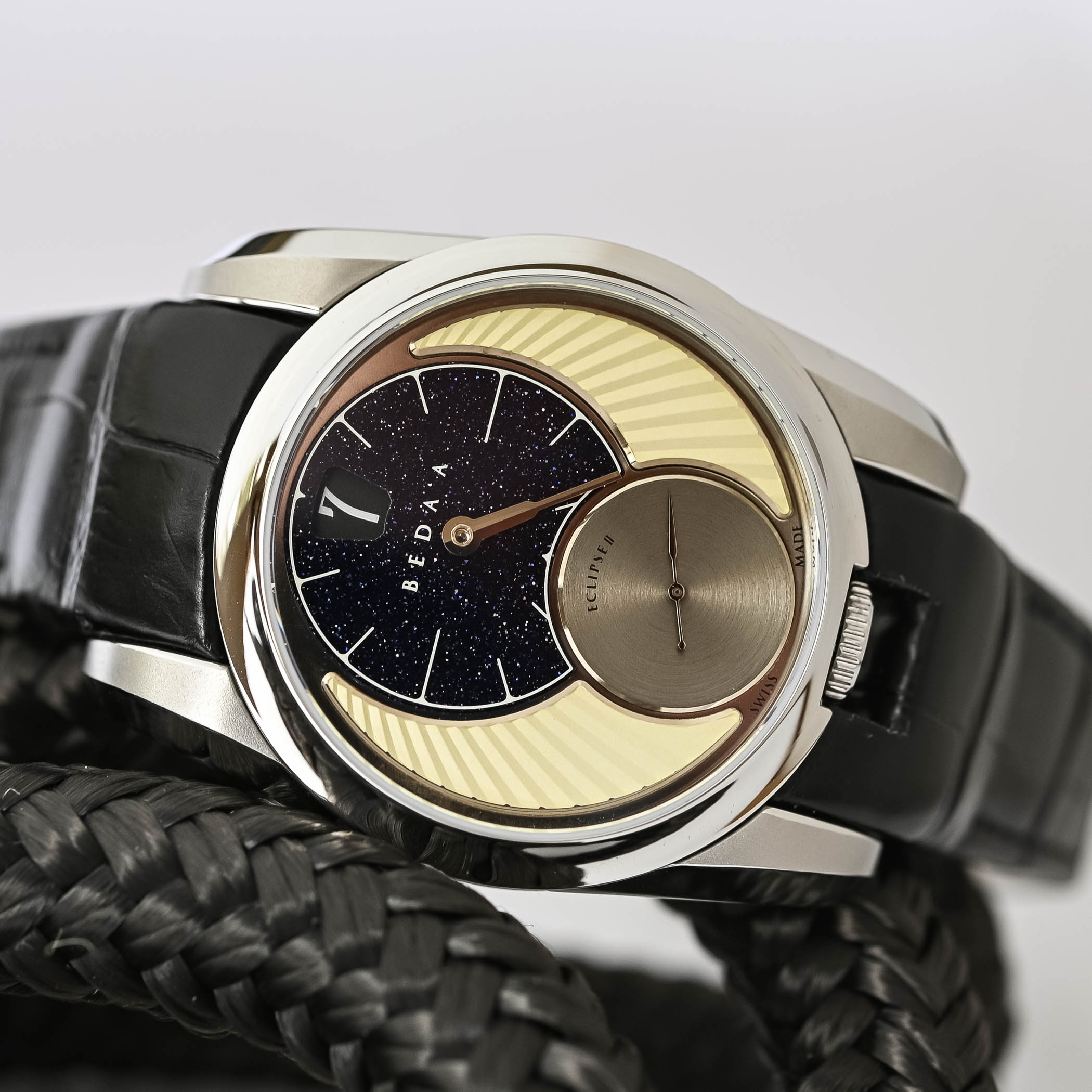 Beda-a Eclipse II Jumping Hour Regulator Watch - 8 Beda-a Eclipse II Jumping Hour Regulator Watch - 8