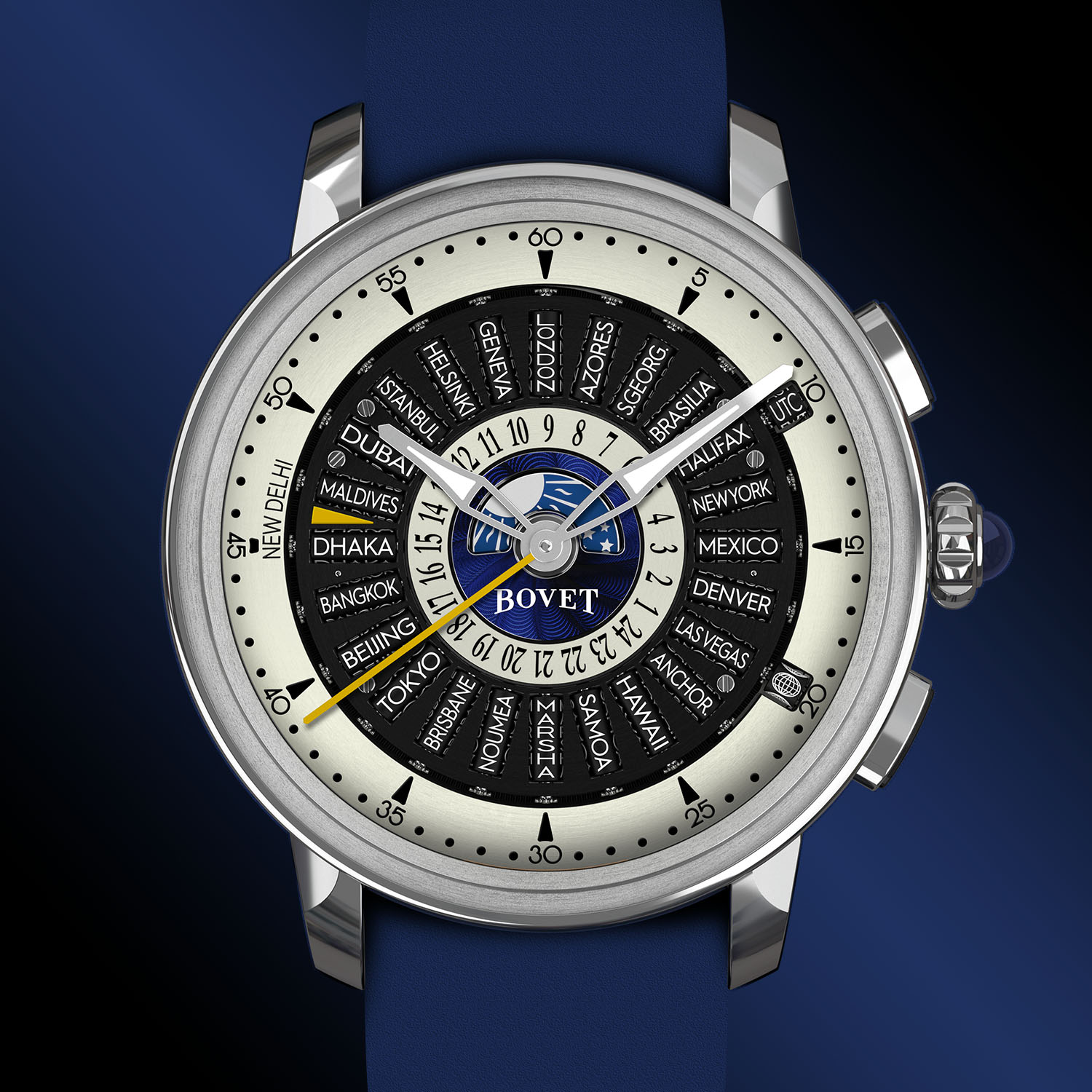 Bovet Recital 30 World Time Watch Rollers - 2 Bovet Recital 30 World Time Watch Rollers - 2