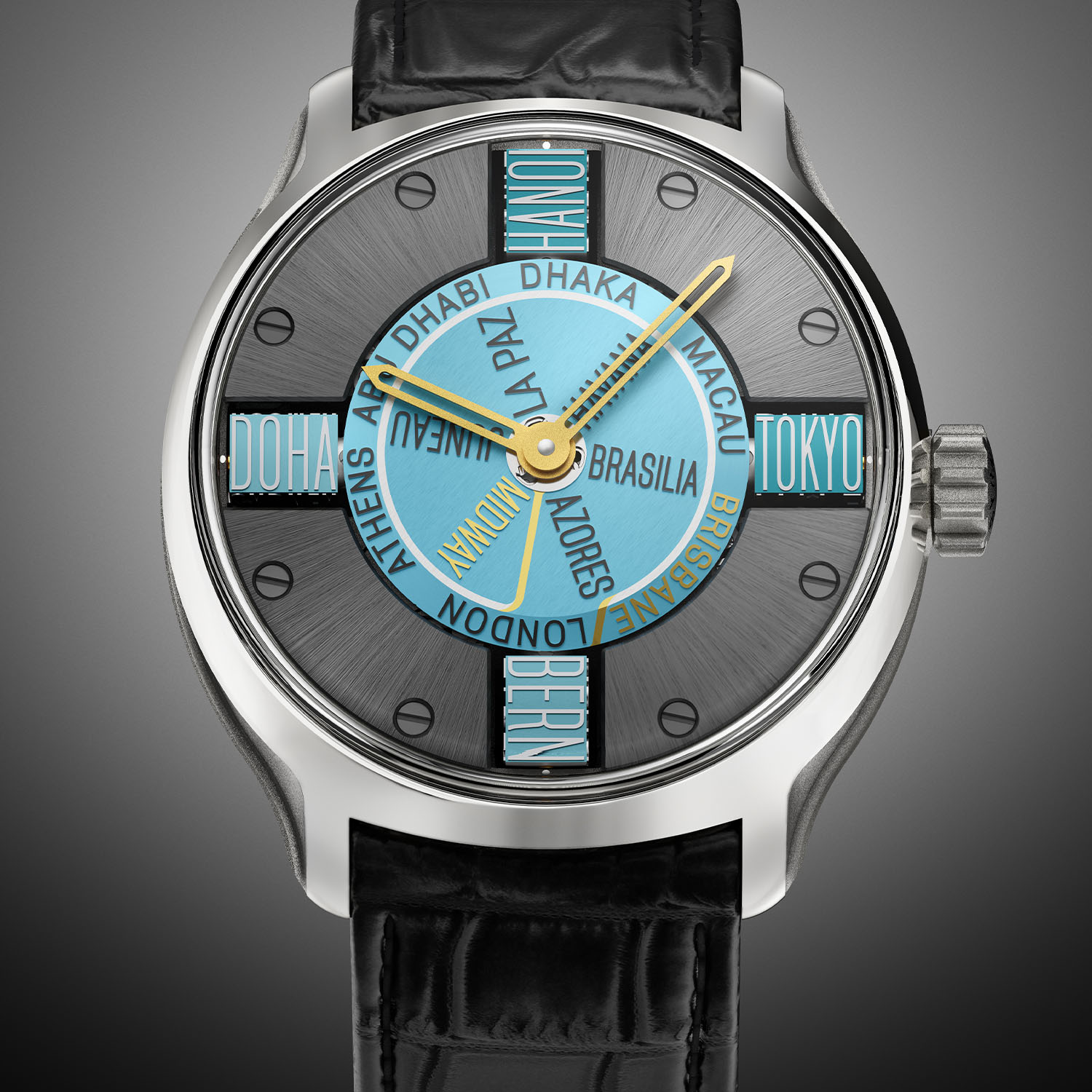 Byrne Star Worldtimer with Time Flow Indication - 3 Byrne Star Worldtimer with Time Flow Indication - 3