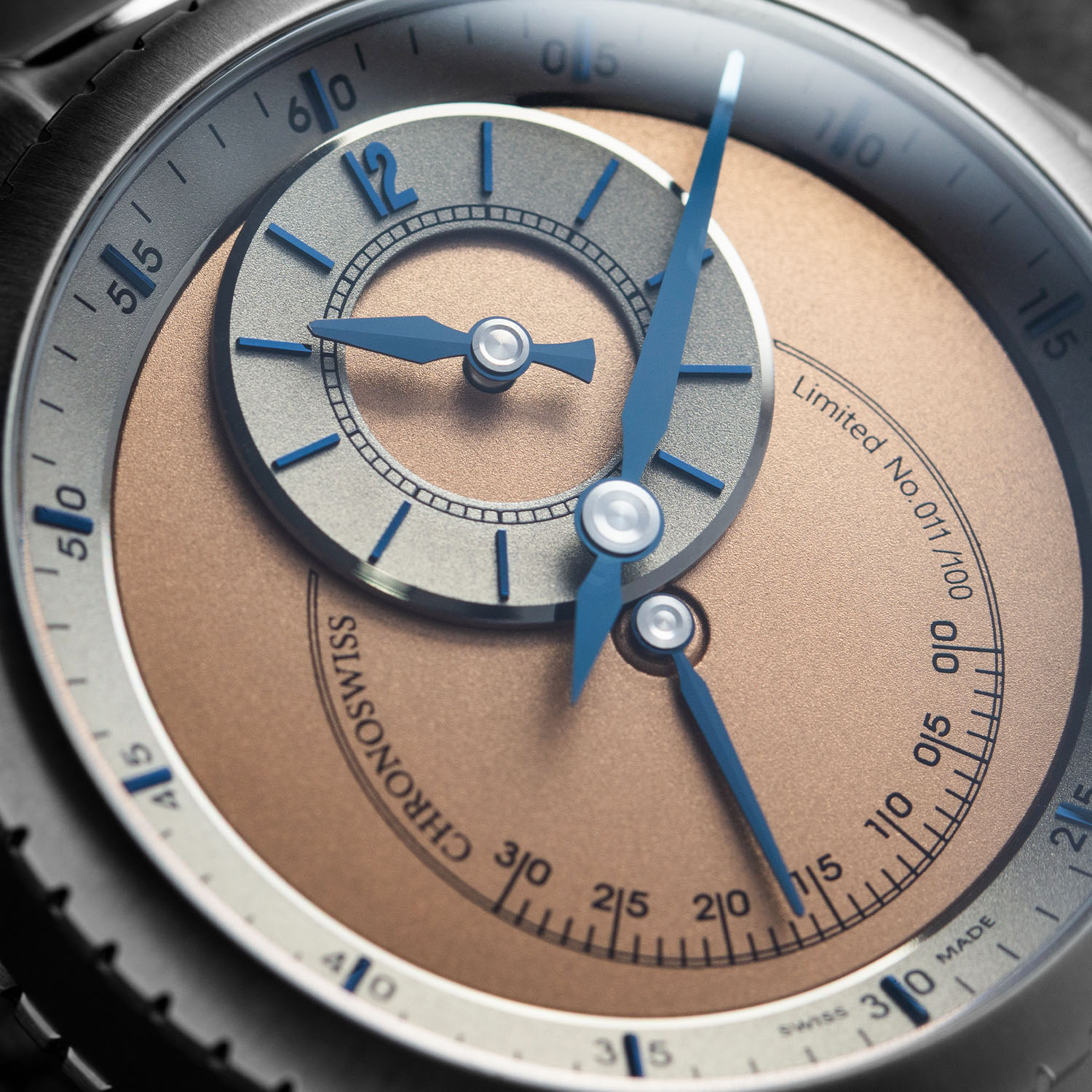 Chronoswiss Pulse Regulator Retrograde Seconds Titanium Sports Watch - 1 Chronoswiss Pulse Regulator Retrograde Seconds Titanium Sports Watch - 1