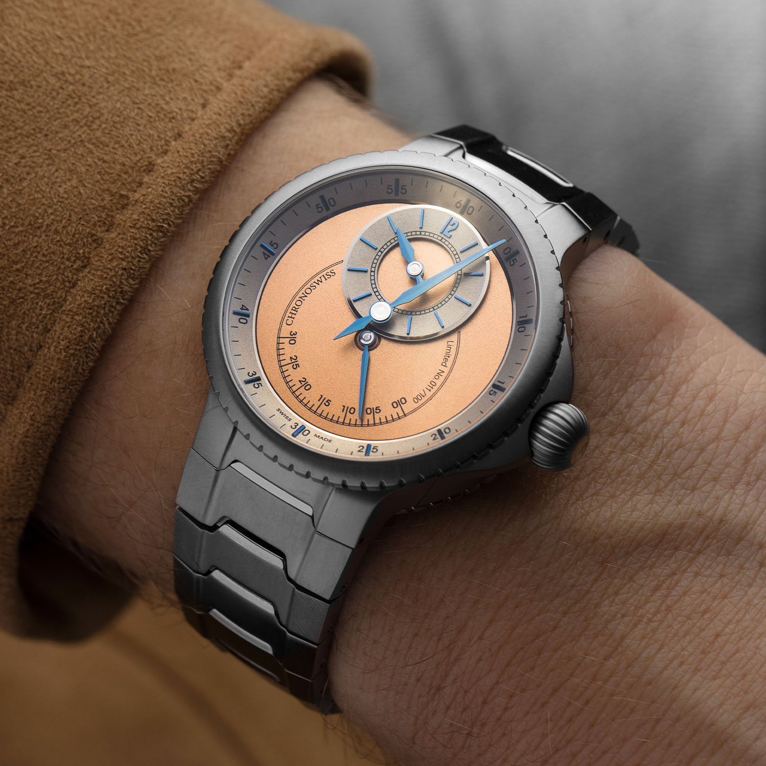 Chronoswiss Pulse Regulator Retrograde Seconds Titanium Sports Watch - 4 Chronoswiss Pulse Regulator Retrograde Seconds Titanium Sports Watch - 4