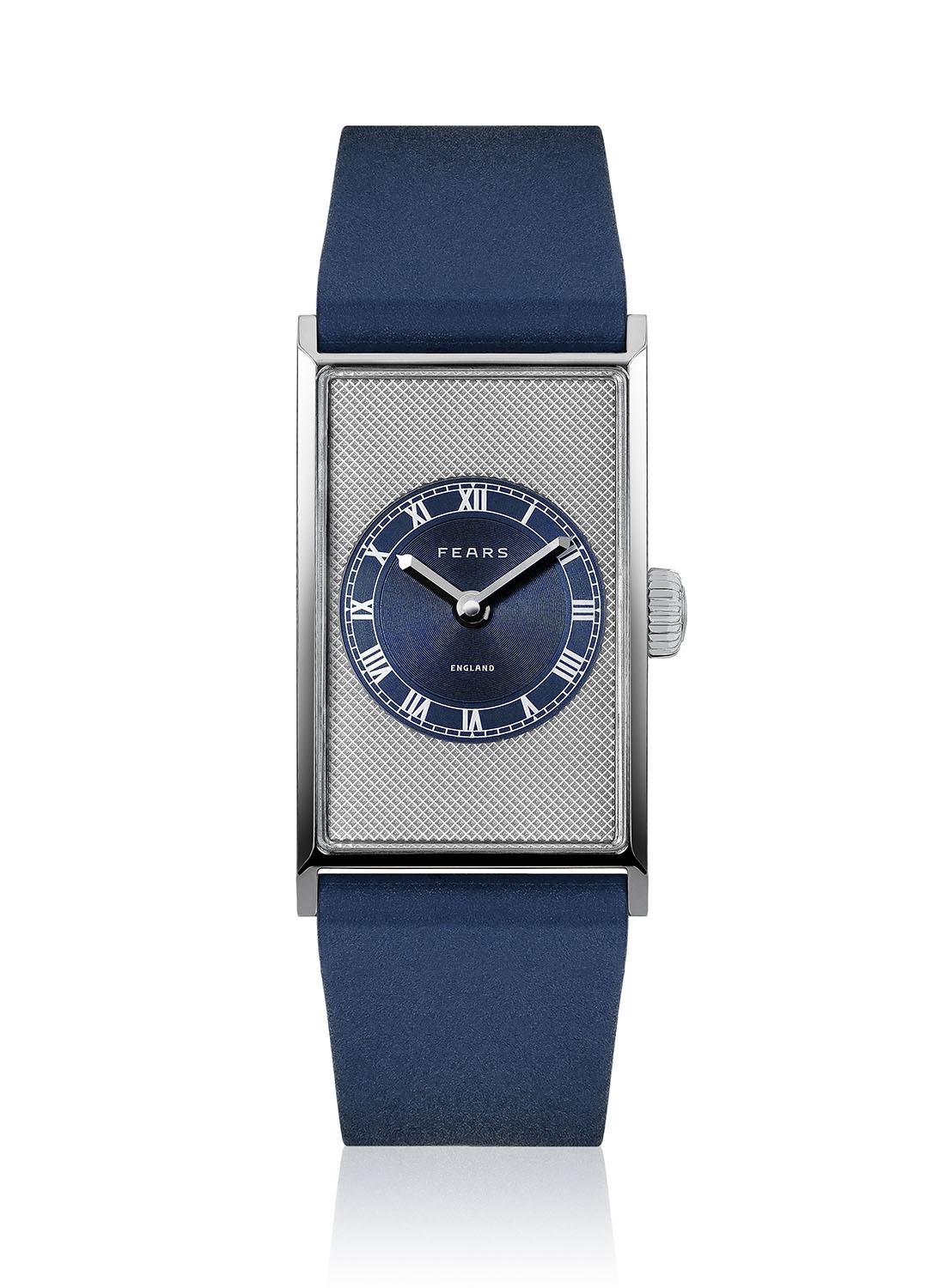 Fears Watch Co Arnos Pewter Blue 8 Fears Watch Co Arnos Pewter Blue 8