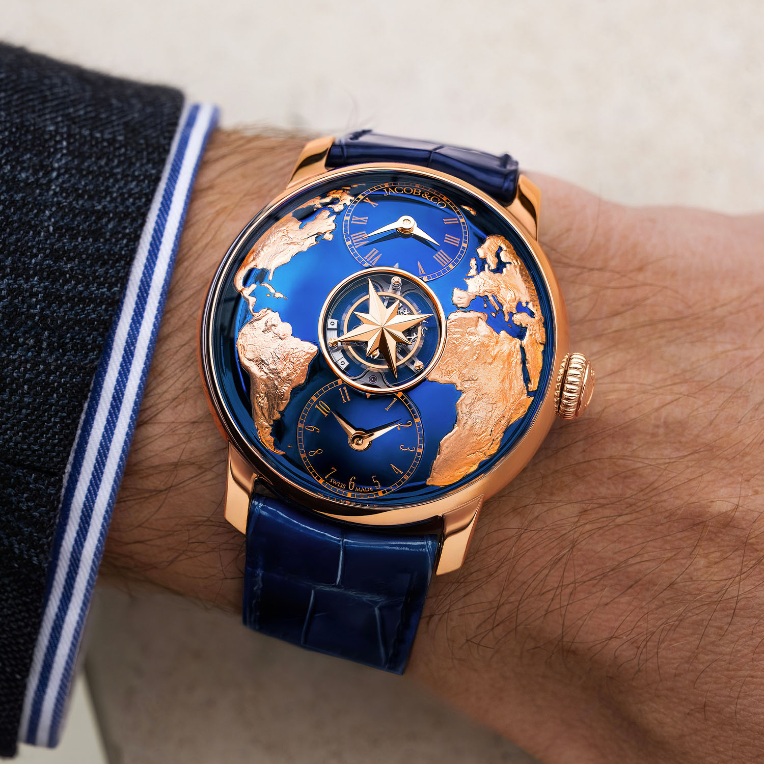 Jacob and co World is Yours Dual Time Zone Tourbillon - 1 Jacob and co World is Yours Dual Time Zone Tourbillon - 1