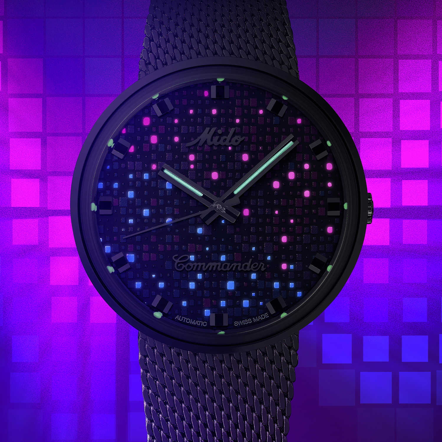 Mido Commander 1959 Pixel dial - 1 Mido Commander 1959 Pixel dial - 1