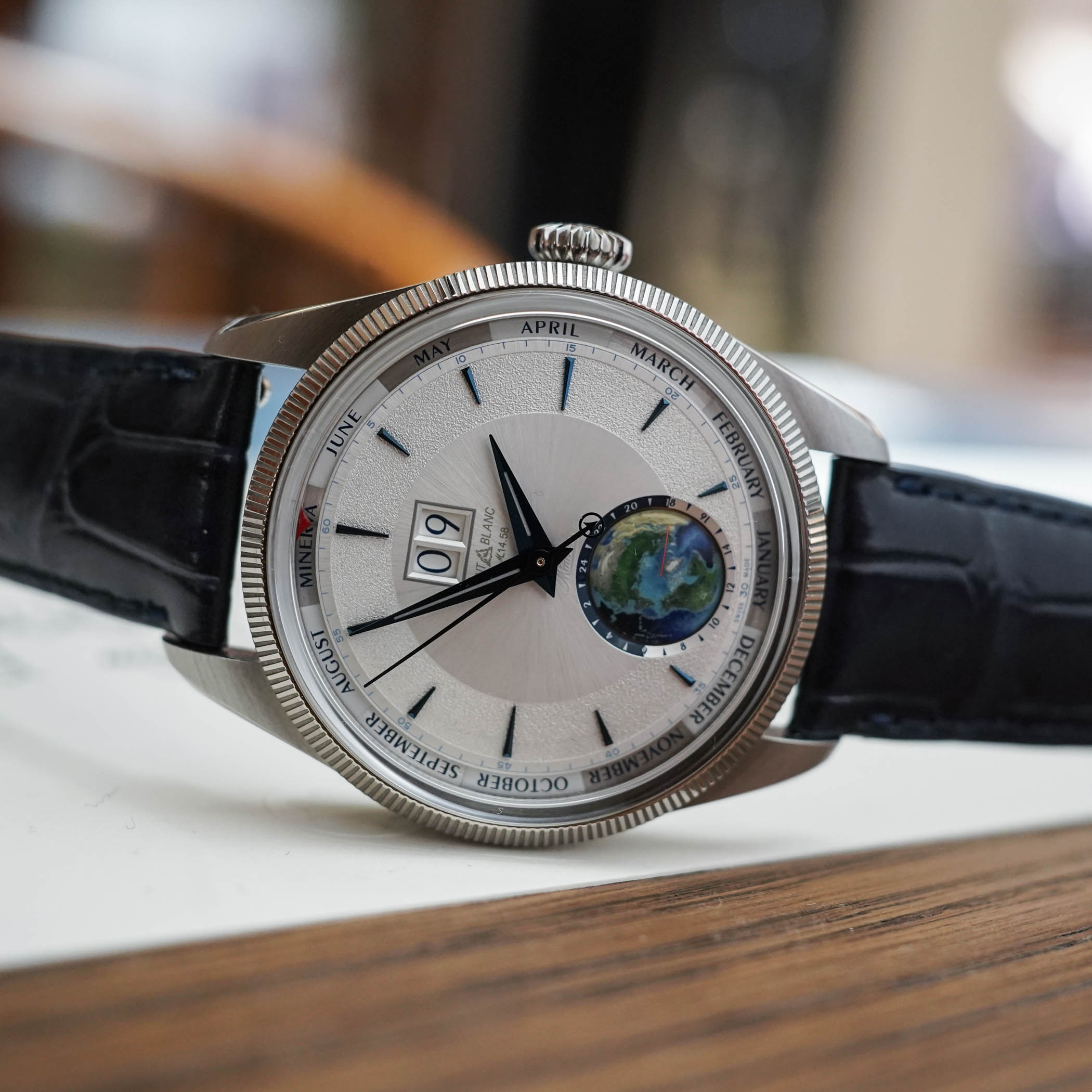 Montblanc 1858 Geosphere Annual Calendar Limited Edition Minerva hand-wound movement review - 11 Montblanc 1858 Geosphere Annual Calendar Limited Edition Minerva hand-wound movement review - 11