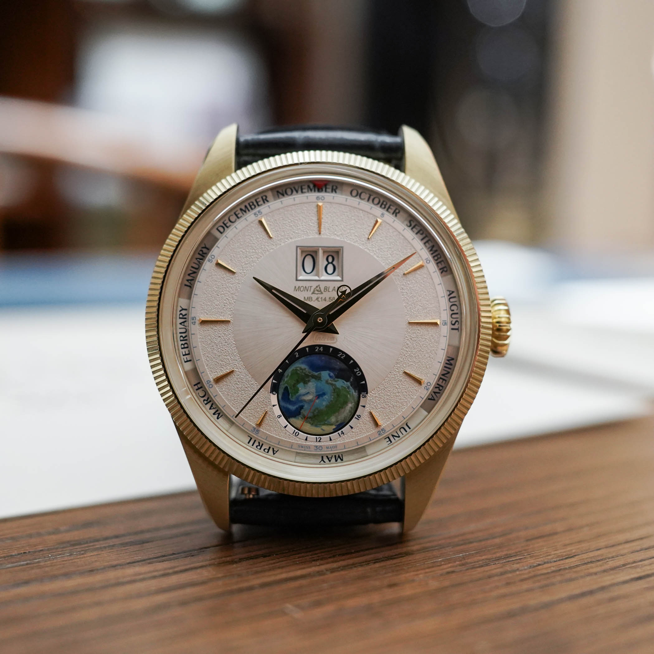 Montblanc 1858 Geosphere Annual Calendar Limited Edition Minerva hand-wound movement review - 6 Montblanc 1858 Geosphere Annual Calendar Limited Edition Minerva hand-wound movement review - 6