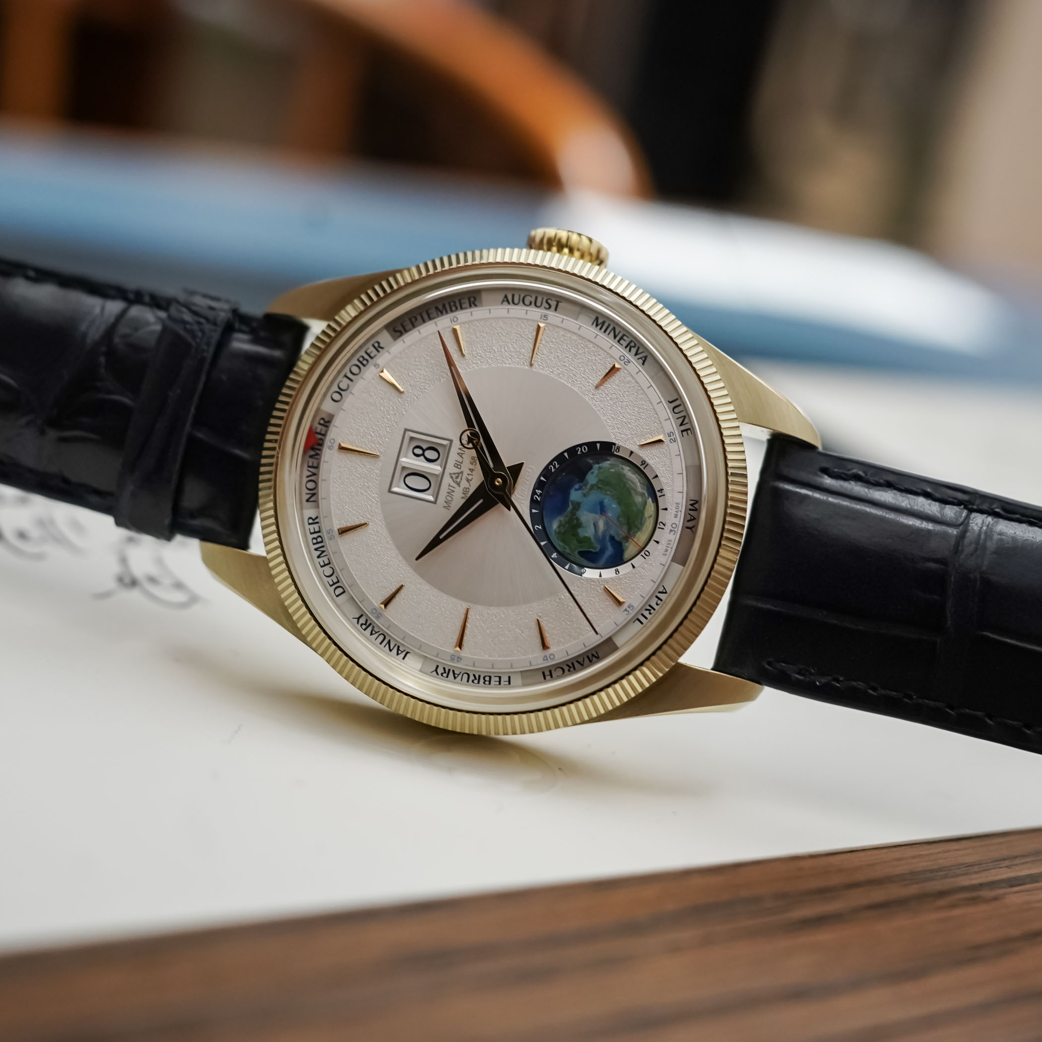 Montblanc 1858 Geosphere Annual Calendar Limited Edition Minerva hand-wound movement review - 7 Montblanc 1858 Geosphere Annual Calendar Limited Edition Minerva hand-wound movement review - 7