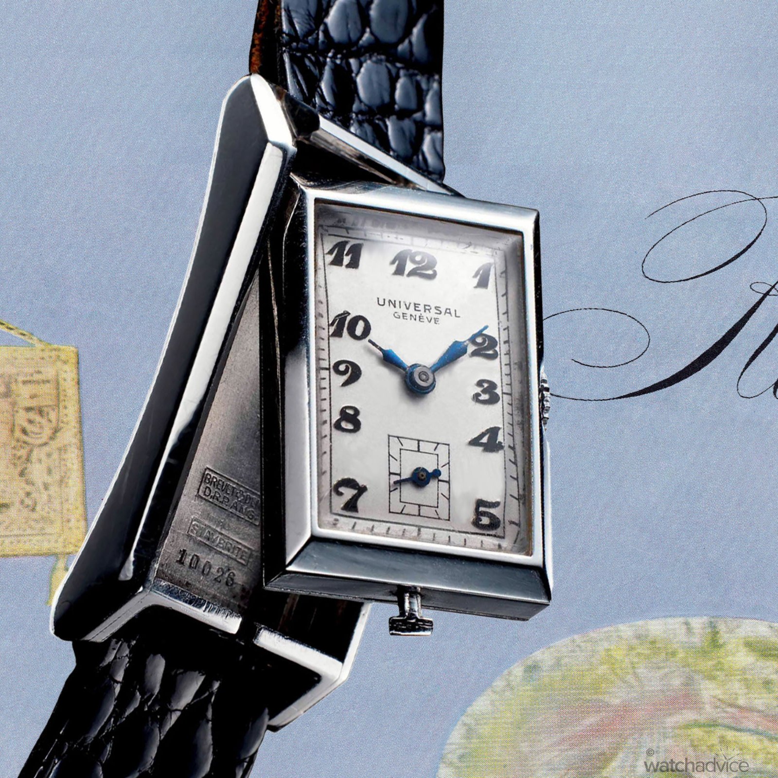 Universal Geneve Cabriolet first reversible watch - 1 Universal Geneve Cabriolet first reversible watch - 1