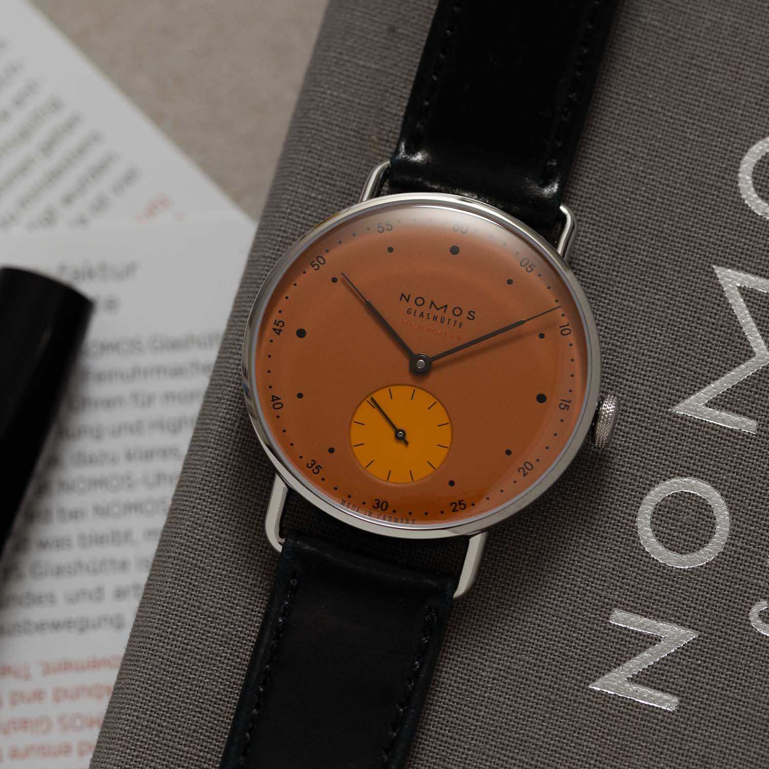 Nomos Metro Neomatik x Ace Jewelers Orange Limited Editions 6 Nomos Metro Neomatik x Ace Jewelers Orange Limited Editions 6