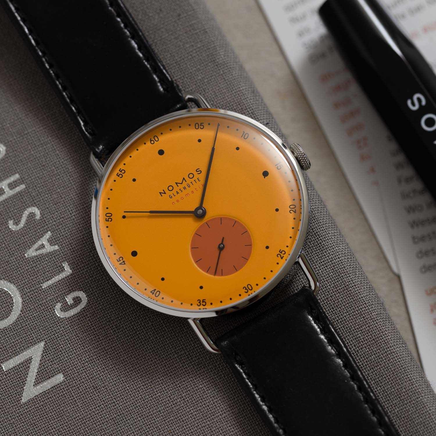 Nomos Metro Neomatik x Ace Jewelers Orange Limited Editions 7 Nomos Metro Neomatik x Ace Jewelers Orange Limited Editions 7