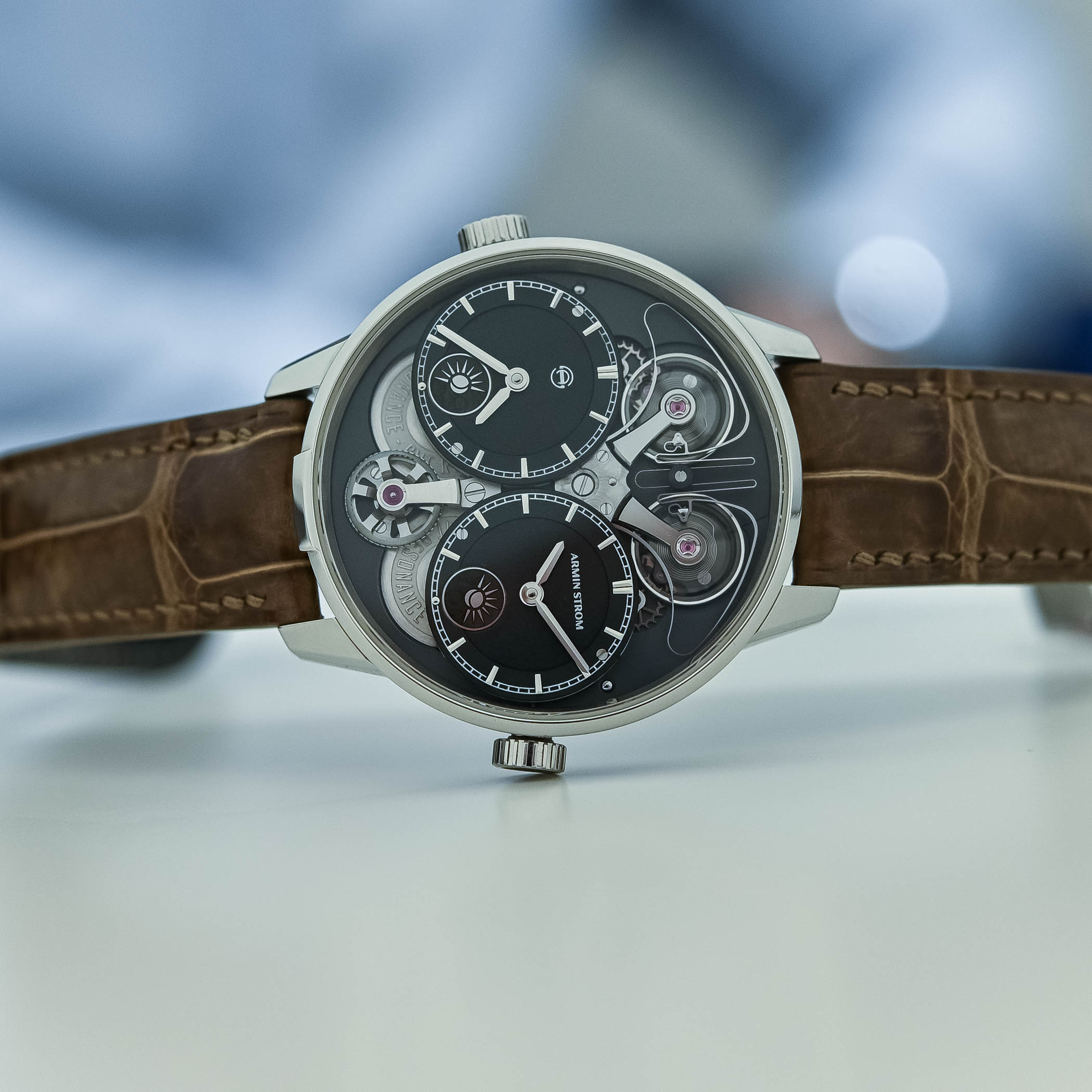 best GMT travel watches of watches and wonders 2025 - Armin Strom Dual Time GMT Resonance Manufacture Black Edition in Steel - 1 best GMT travel watches of watches and wonders 2025 - Armin Strom Dual Time GMT Resonance Manufacture Black Edition in Steel - 1