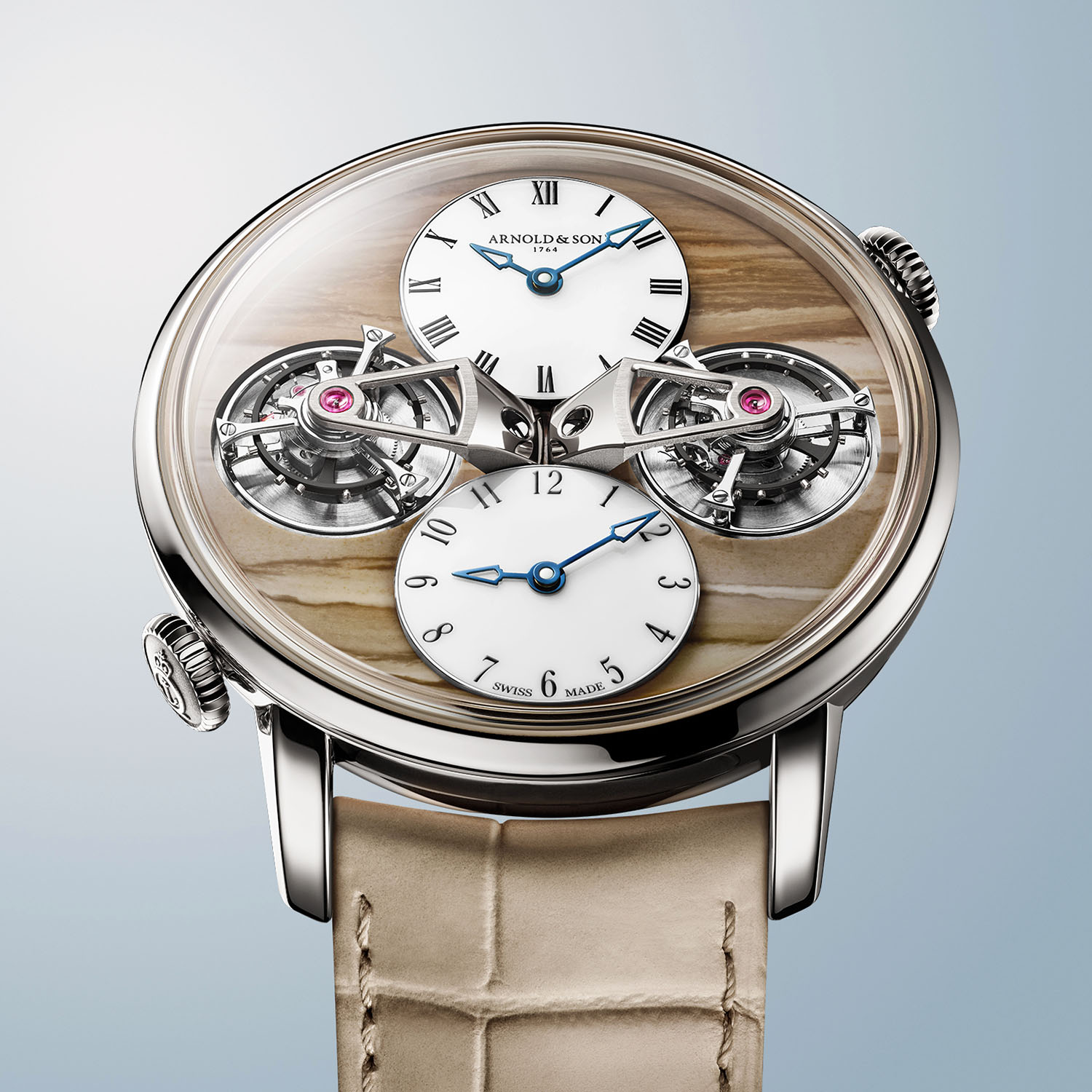 Arnold and Son x Chronopassion Double Tourbillon Jasper Dial - 6 Arnold and Son x Chronopassion Double Tourbillon Jasper Dial - 6