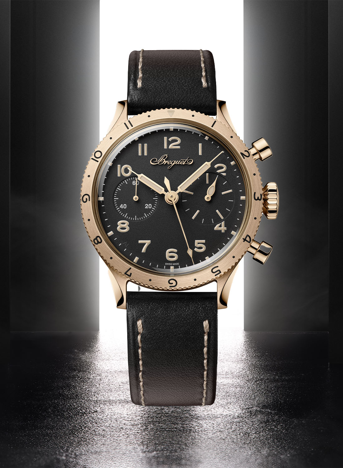 Breguet Type XX 2075 38mm hand-wound Breguet Gold 250th anniversary - 1 Breguet Type XX 2075 38mm hand-wound Breguet Gold 250th anniversary - 1