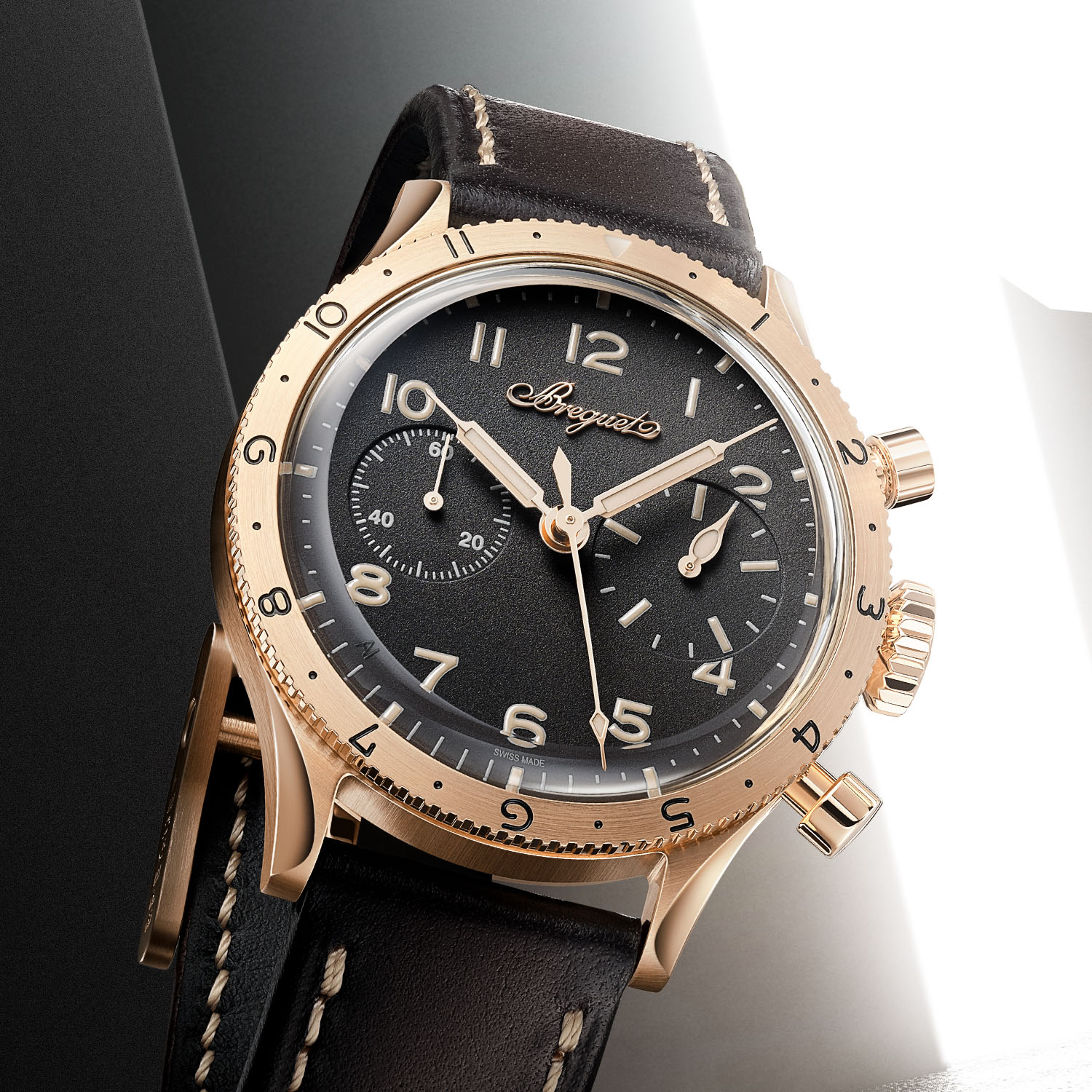 Breguet Type XX 2075 38mm hand-wound Breguet Gold 250th anniversary - 2 Breguet Type XX 2075 38mm hand-wound Breguet Gold 250th anniversary - 2