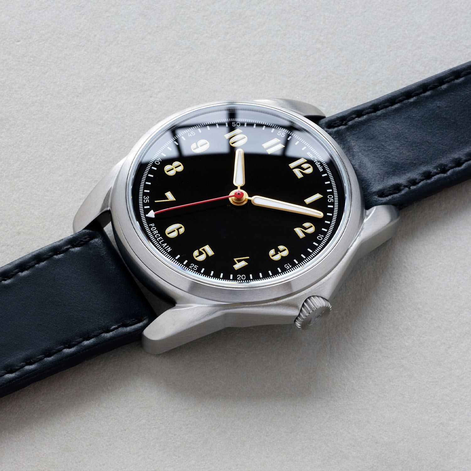 anOrdain Model 2 Porcelain in-house made black porcelain dial - 5 anOrdain Model 2 Porcelain in-house made black porcelain dial - 5