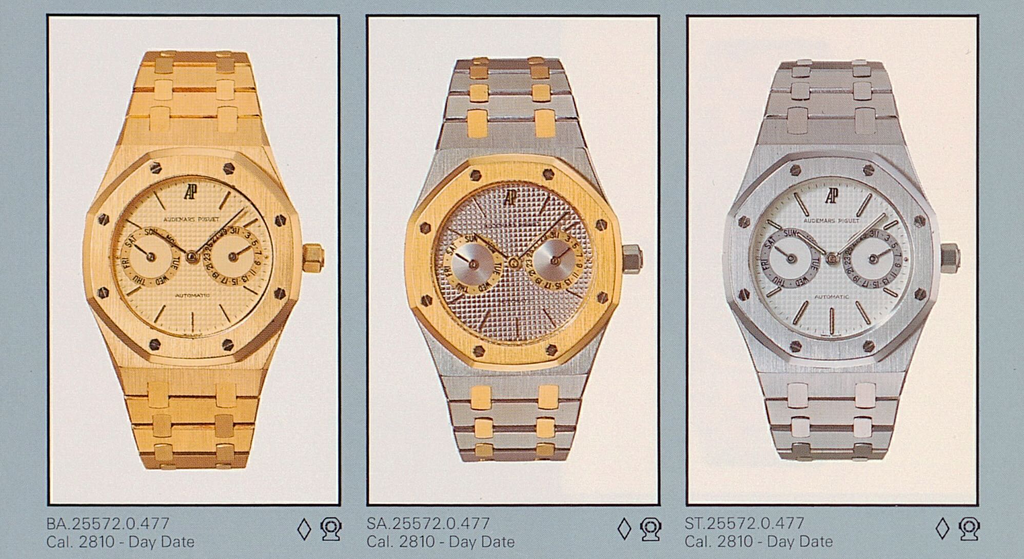 5572 Royal Oak Day Date variations 5572 Royal Oak Day Date variations