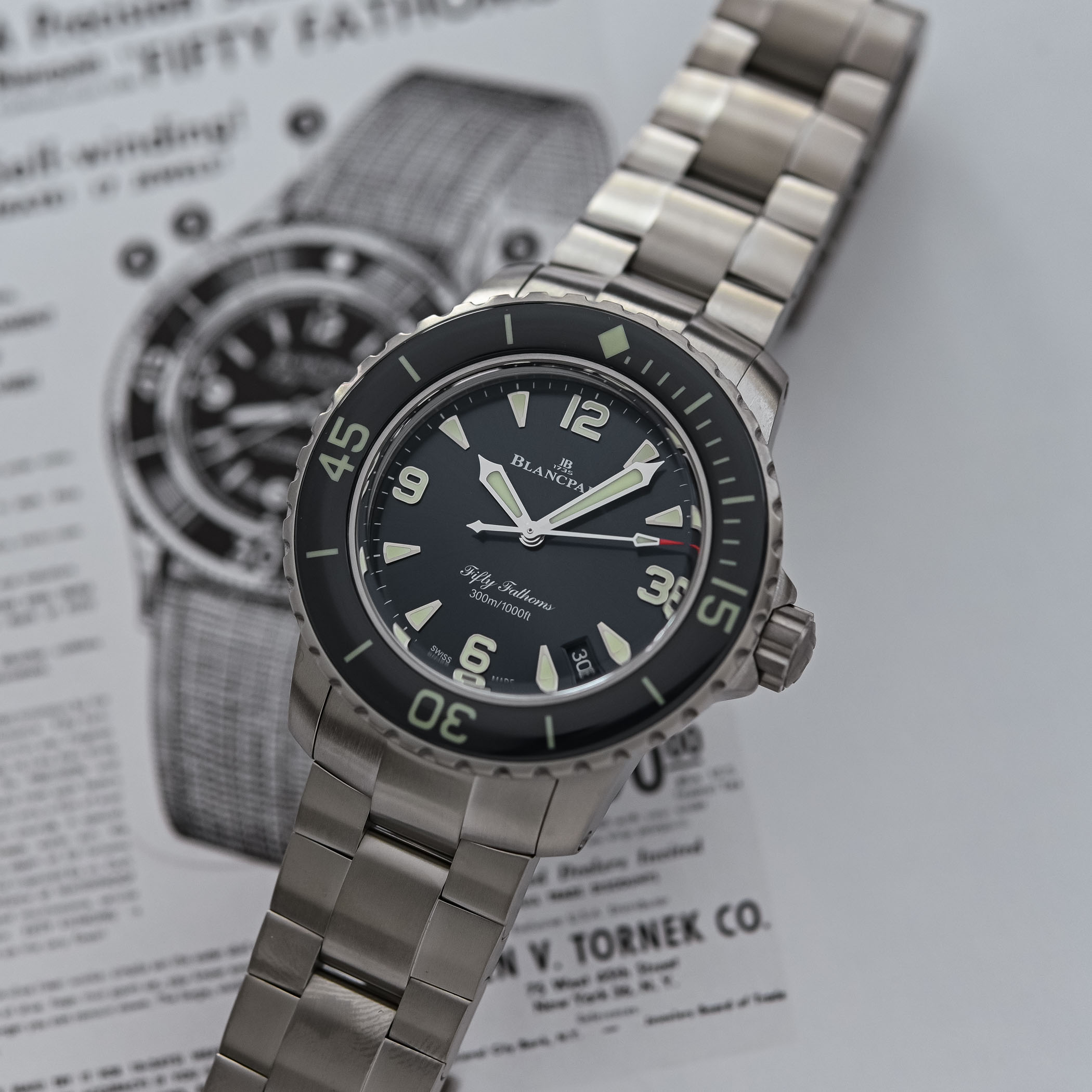 Blancpain Firty Fathoms Automatic 38mm Dive Watch Collection review - 7 Blancpain Firty Fathoms Automatic 38mm Dive Watch Collection review - 7